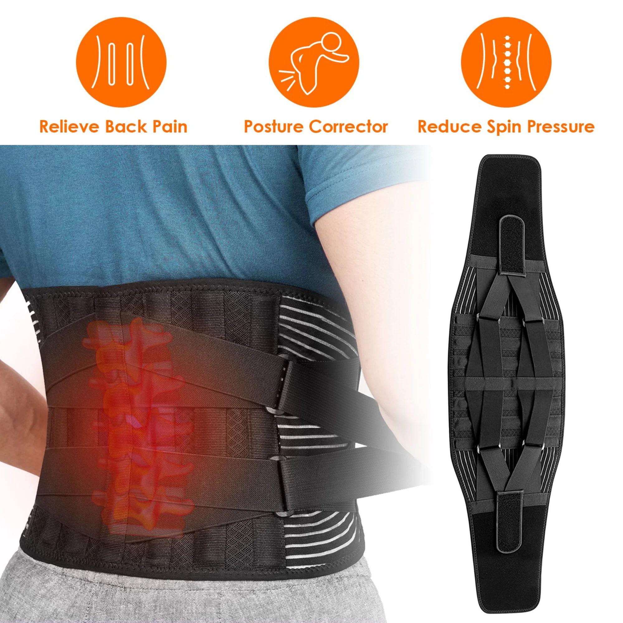 GBruno Back Support Brace - Image 2