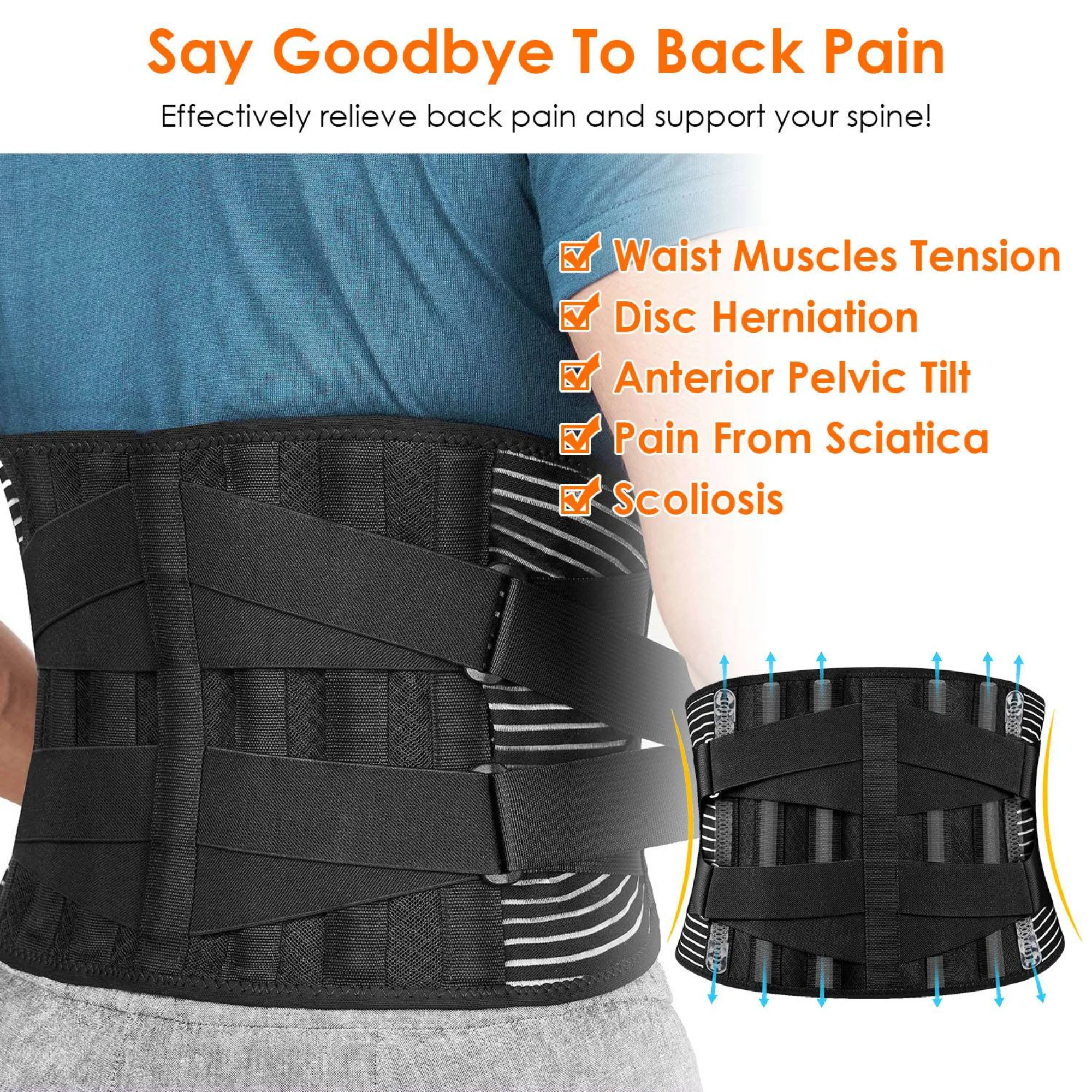 GBruno Back Support Brace - Image 5