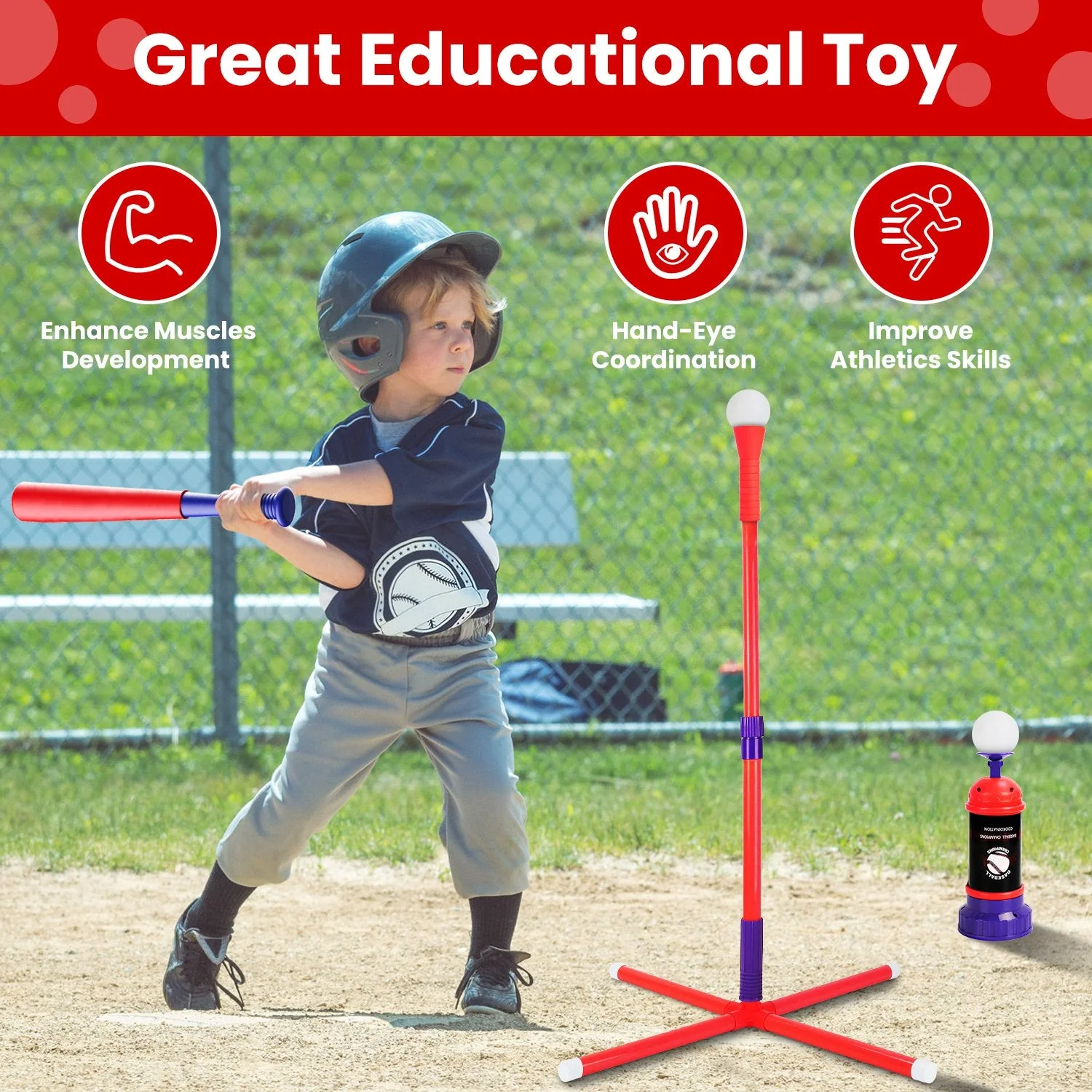 Gbruno Baseball Toy Kit for Ages 3–5 - Image 7