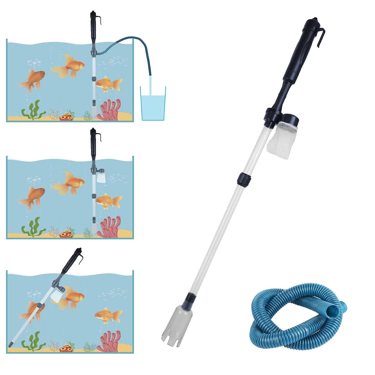 GBruno Battery-Operated Aquarium Vacuum - Image 2