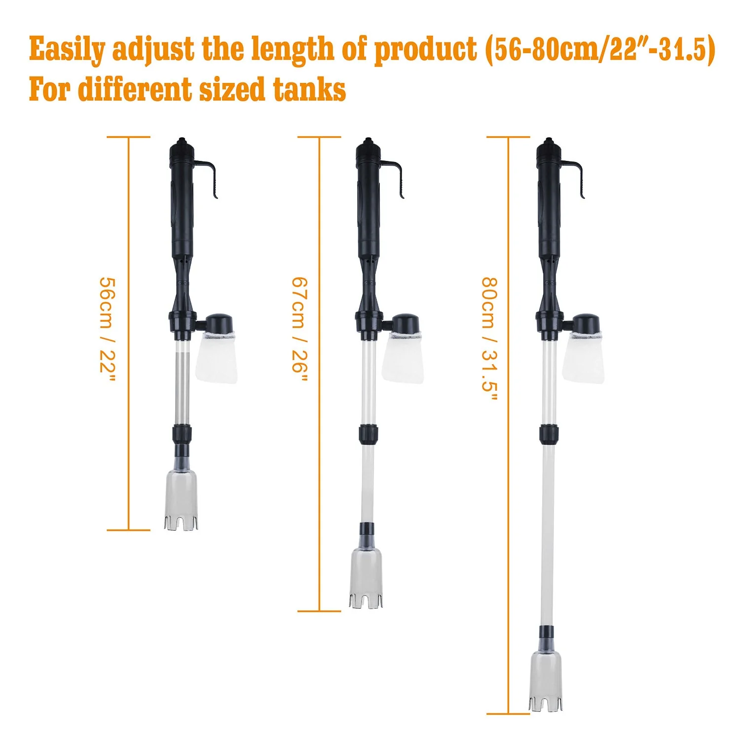 GBruno Battery-Operated Aquarium Vacuum - Image 6