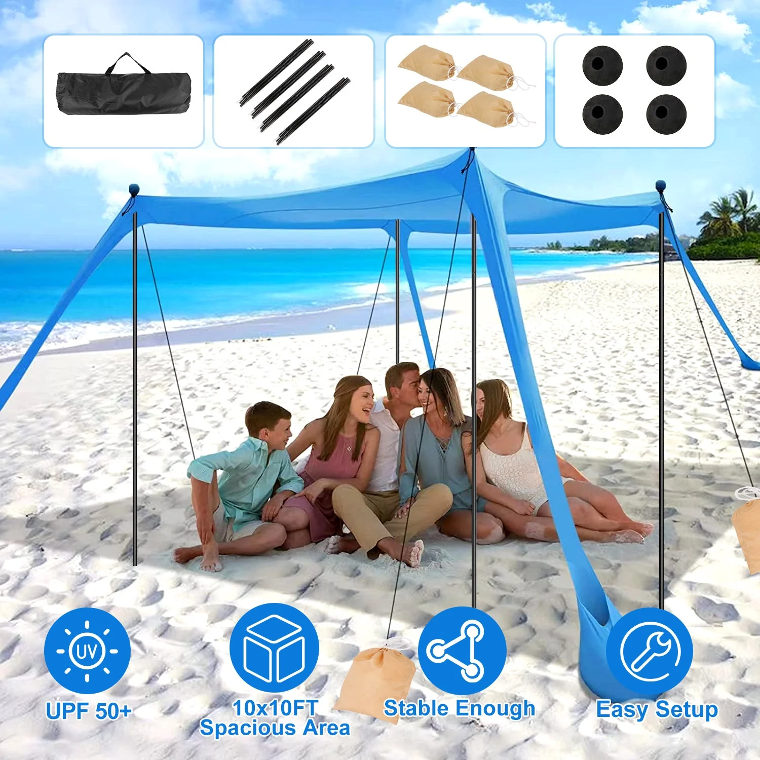 GBruno Beach Canopy Tent - Image 3