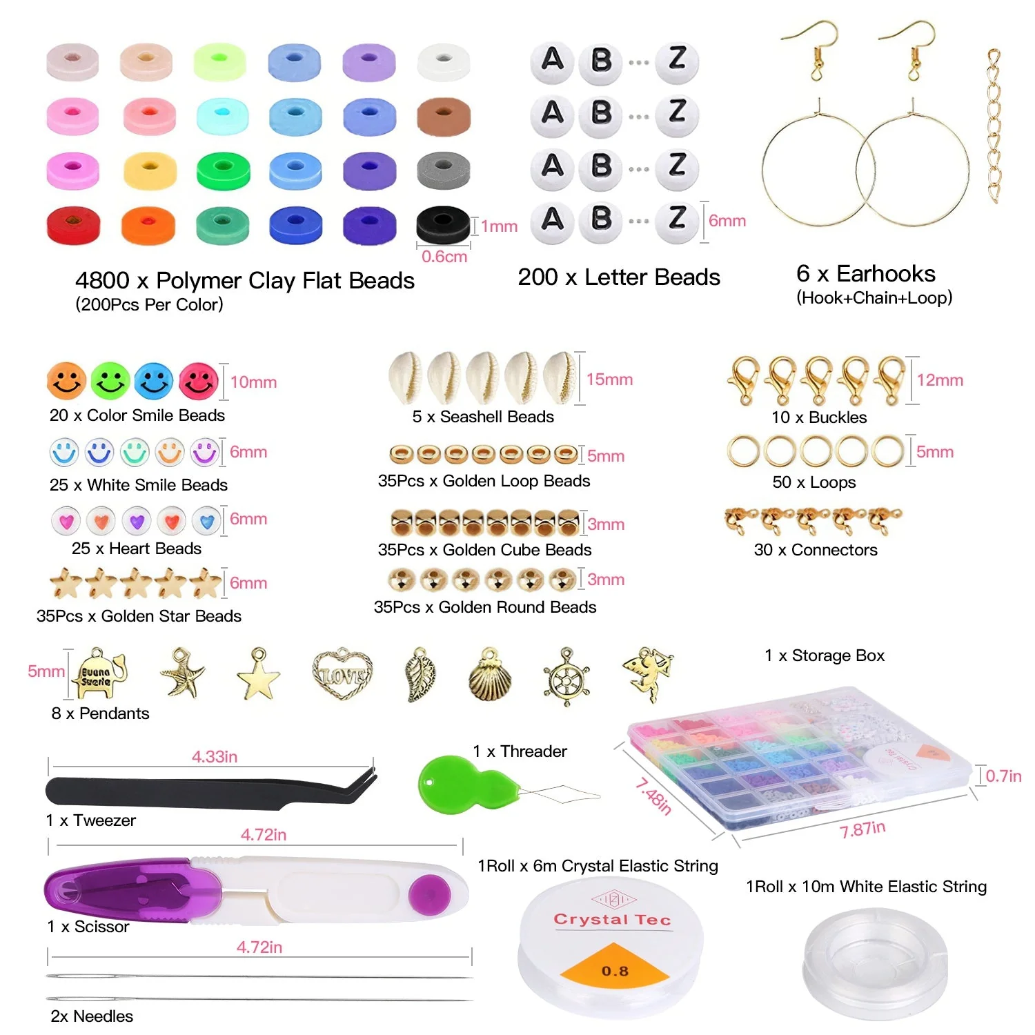 GBruno Beads Bracelet Making Kit - Image 2