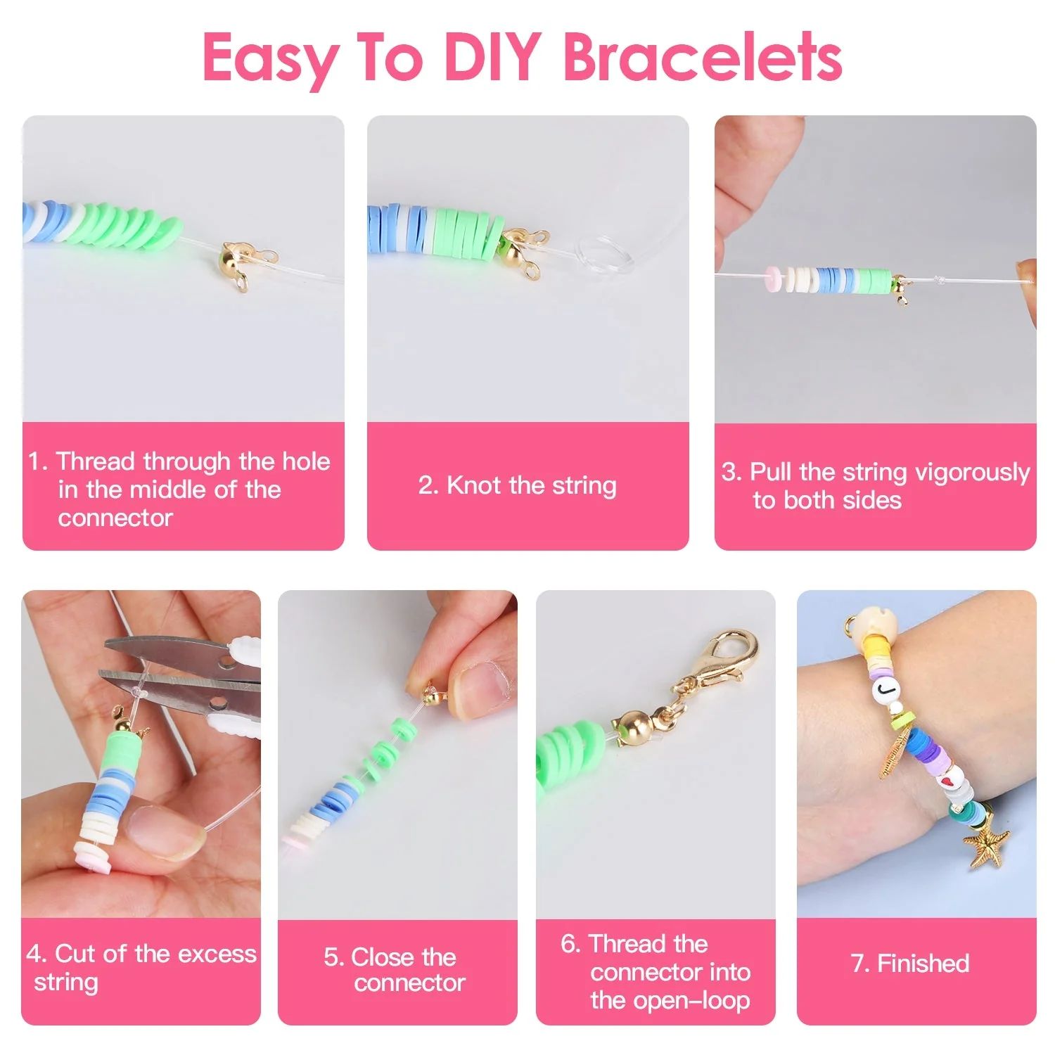 GBruno Beads Bracelet Making Kit - Image 3