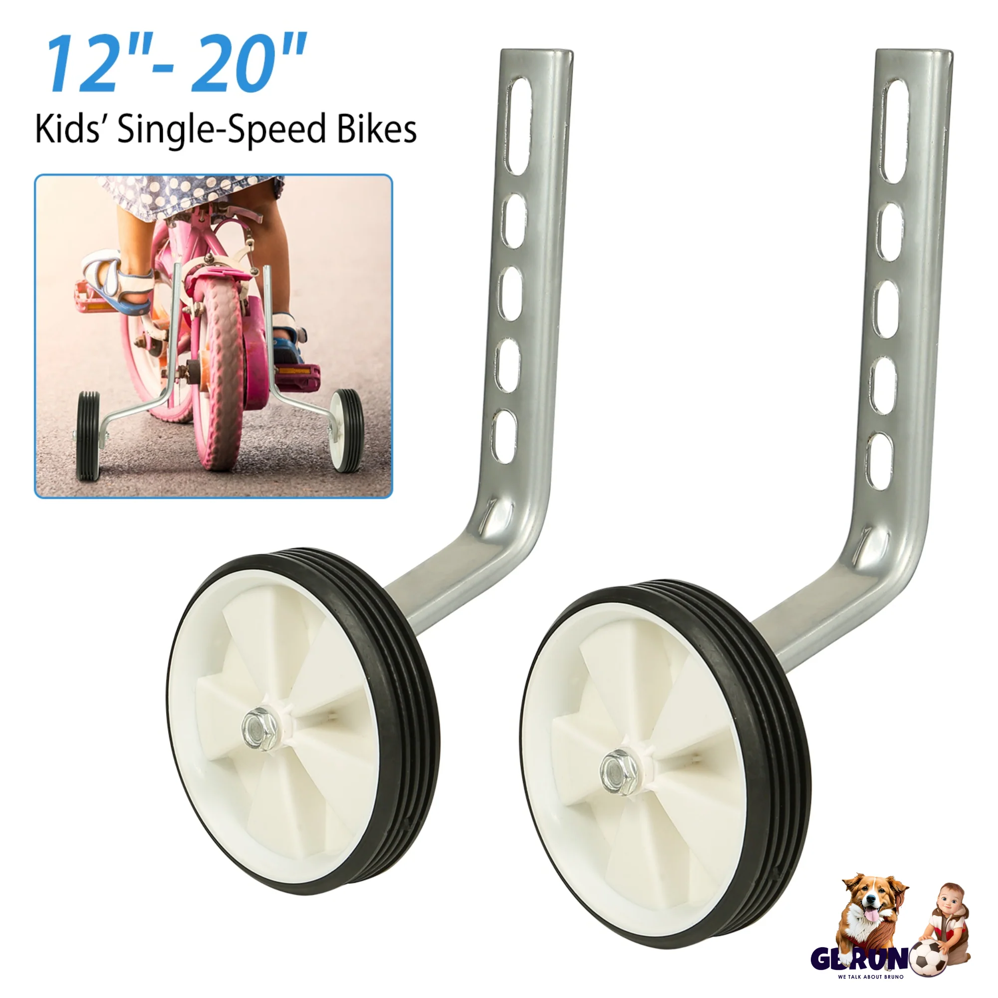 GBruno Bicycle Training Wheels - Image 2