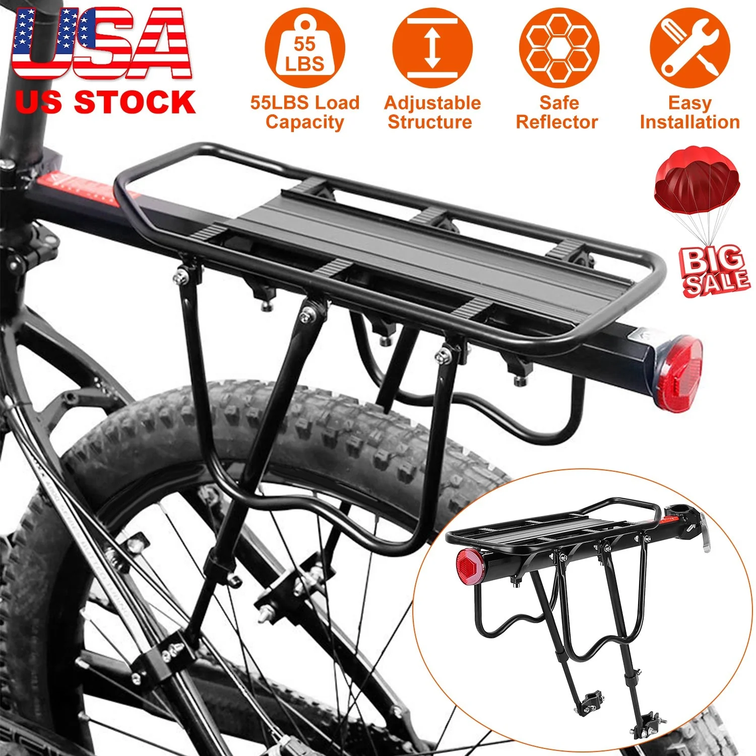 GBruno Bike Cargo Rack - Image 2