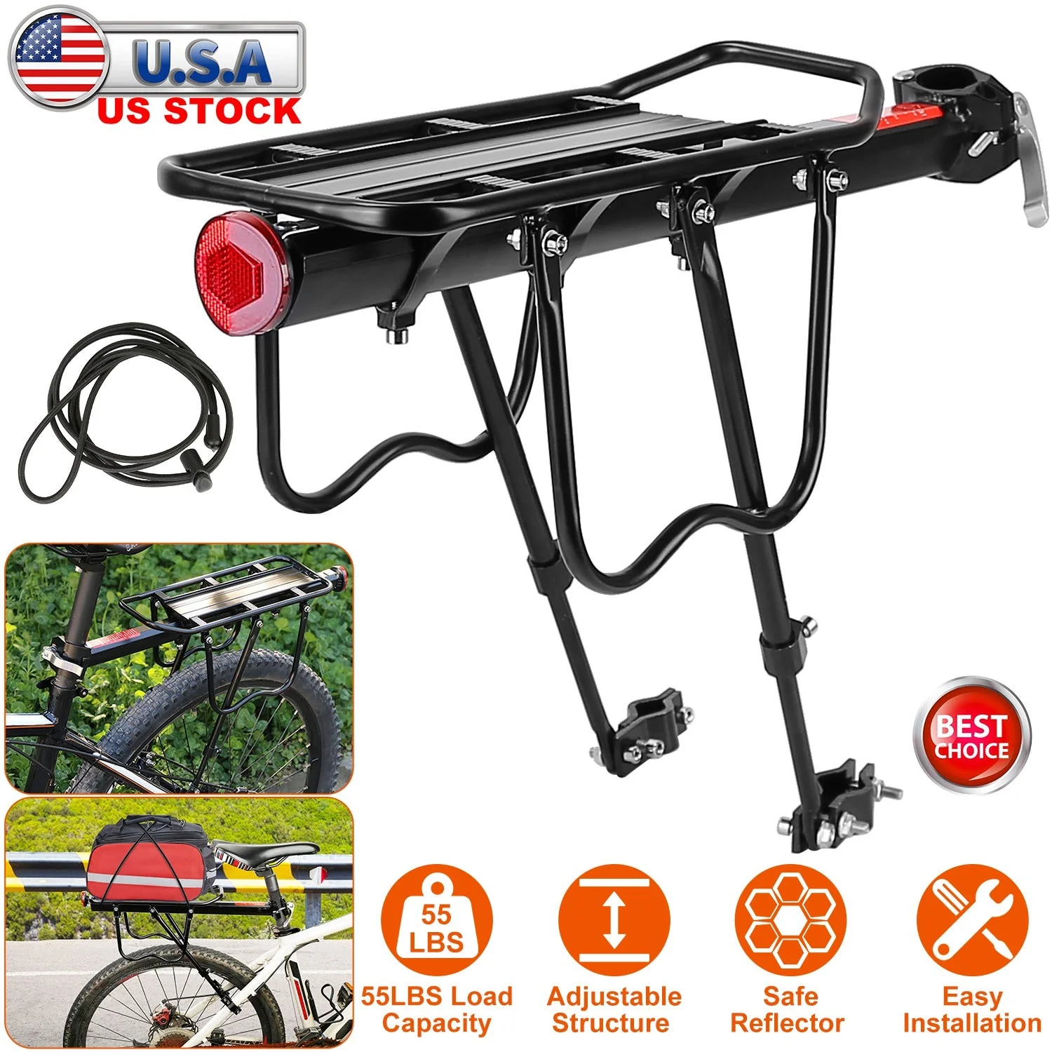 GBruno Bike Cargo Rack - Image 5