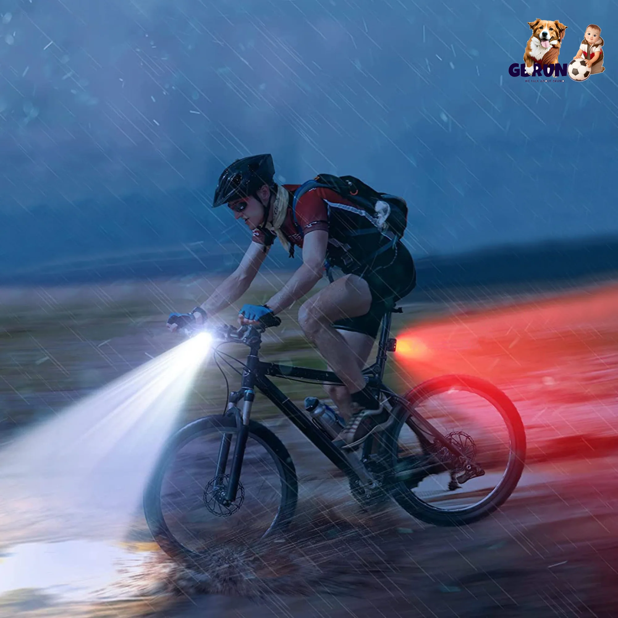GBruno Bike Headlight TailLight - Image 6