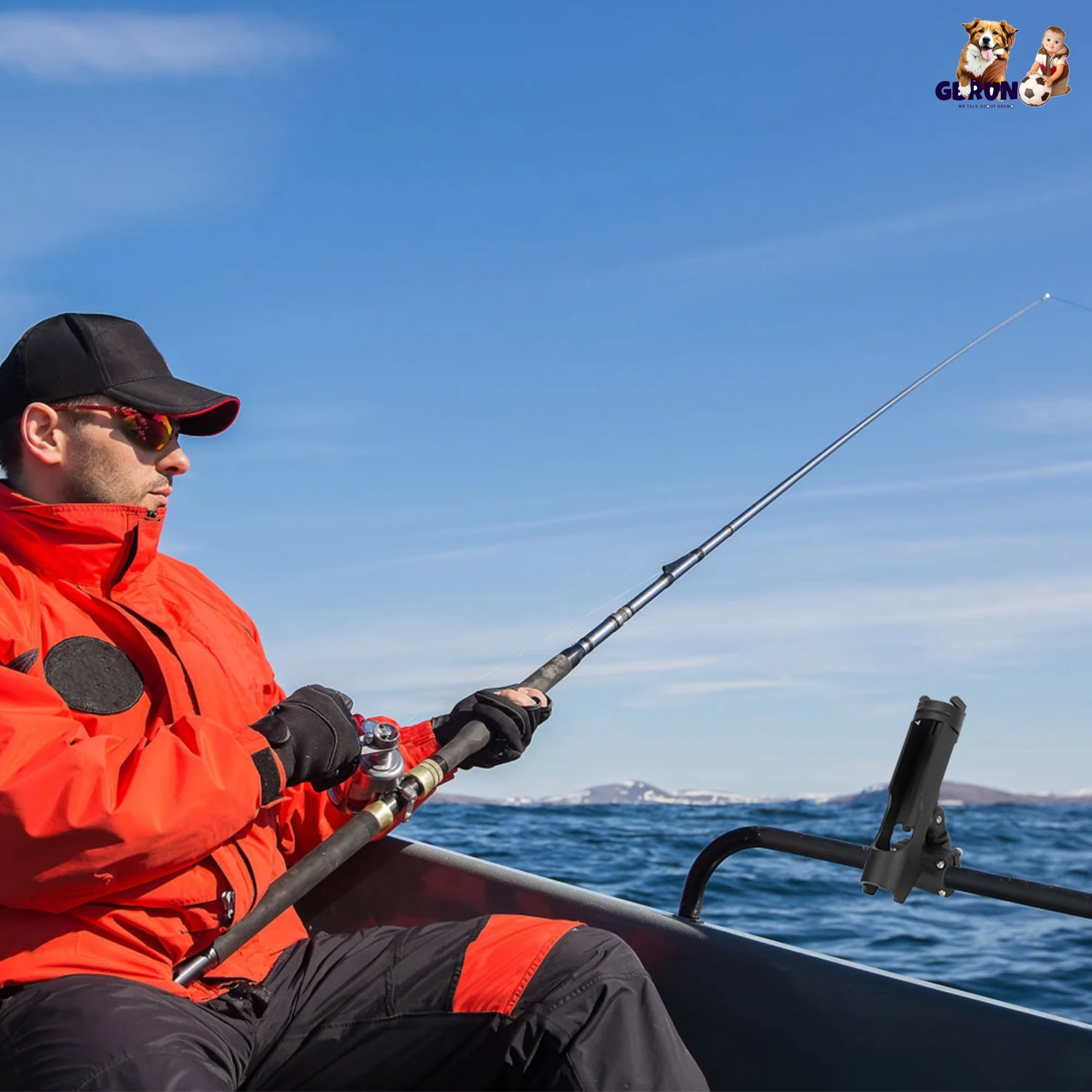 GBruno Boat Fishing Pole Rod Holder - Image 5
