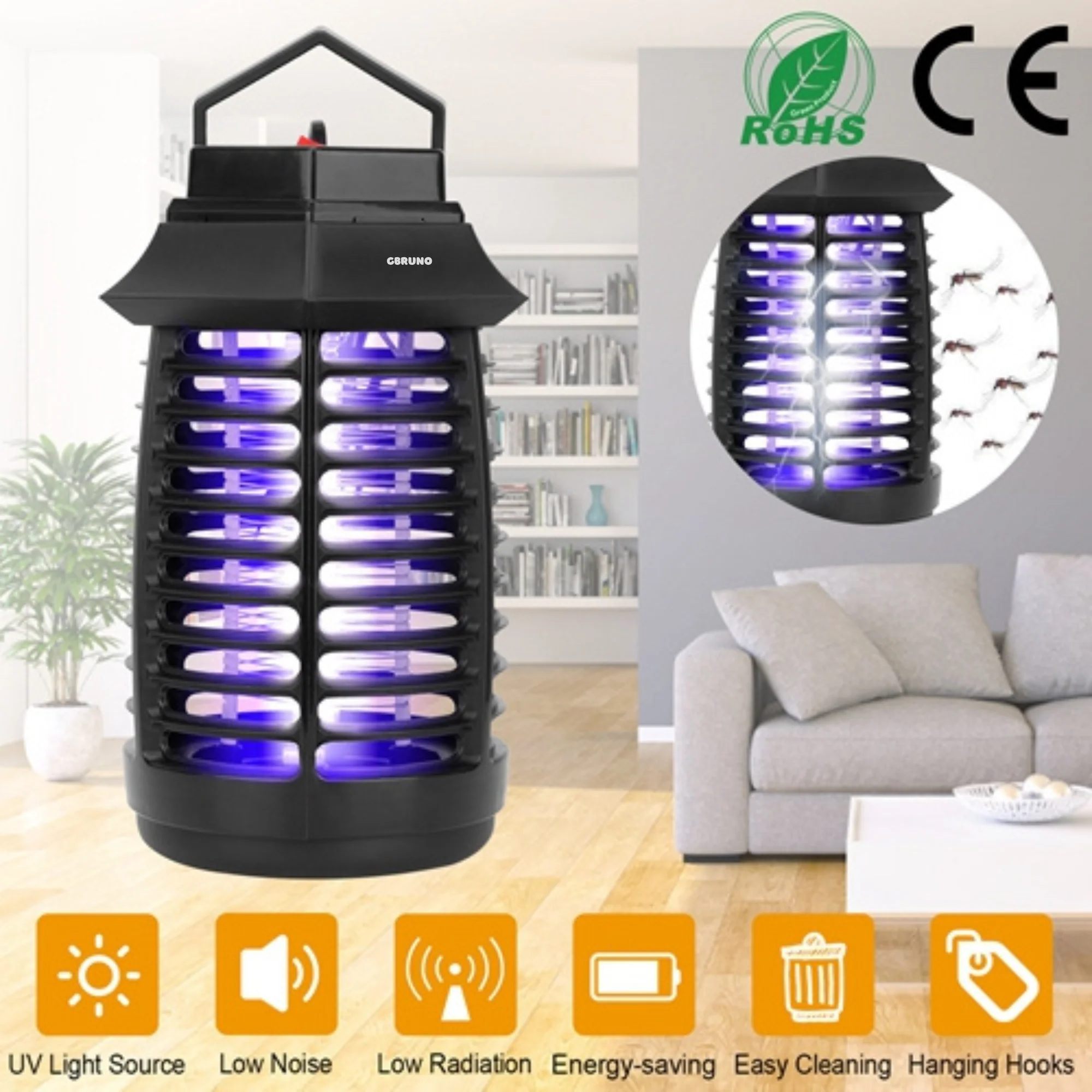 GBruno Bug Zapper Electric UV Mosquito Killer Lamp - Image 6