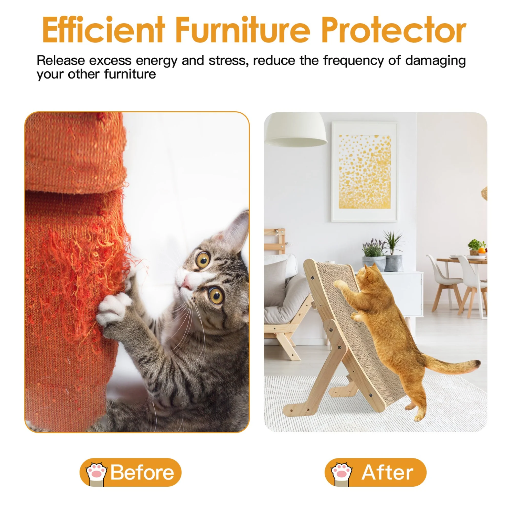 GBruno Cardboard Cat Scratcher - Image 3