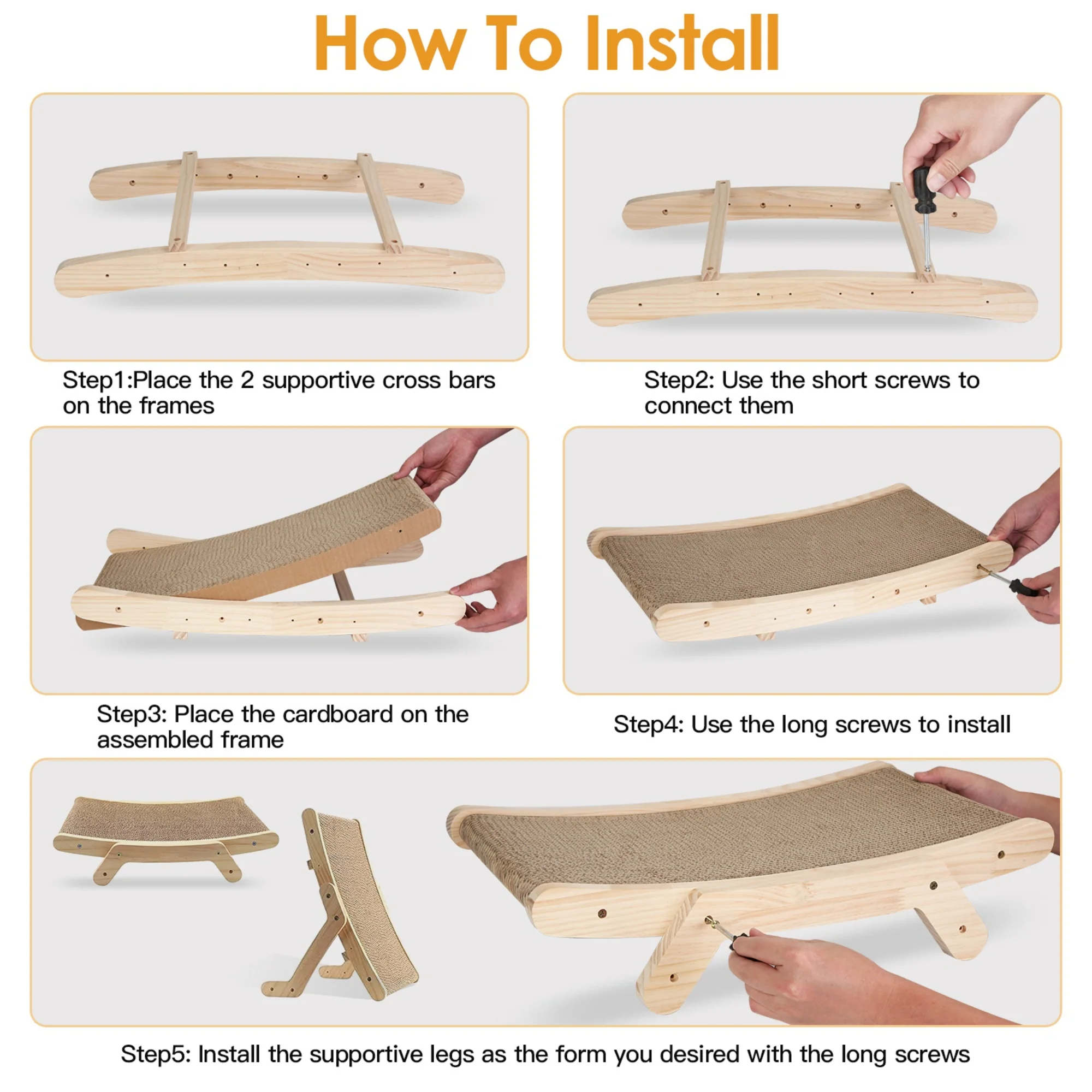 GBruno Cardboard Cat Scratcher - Image 7