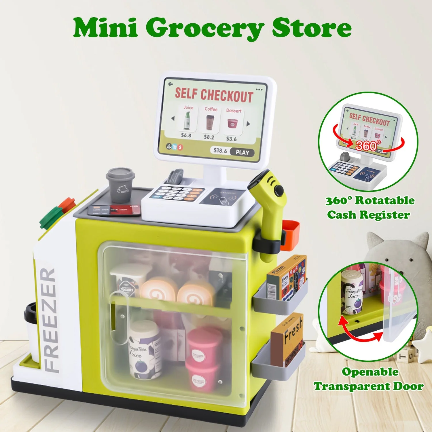 GBruno Cash Register Play Toy Set - Image 3