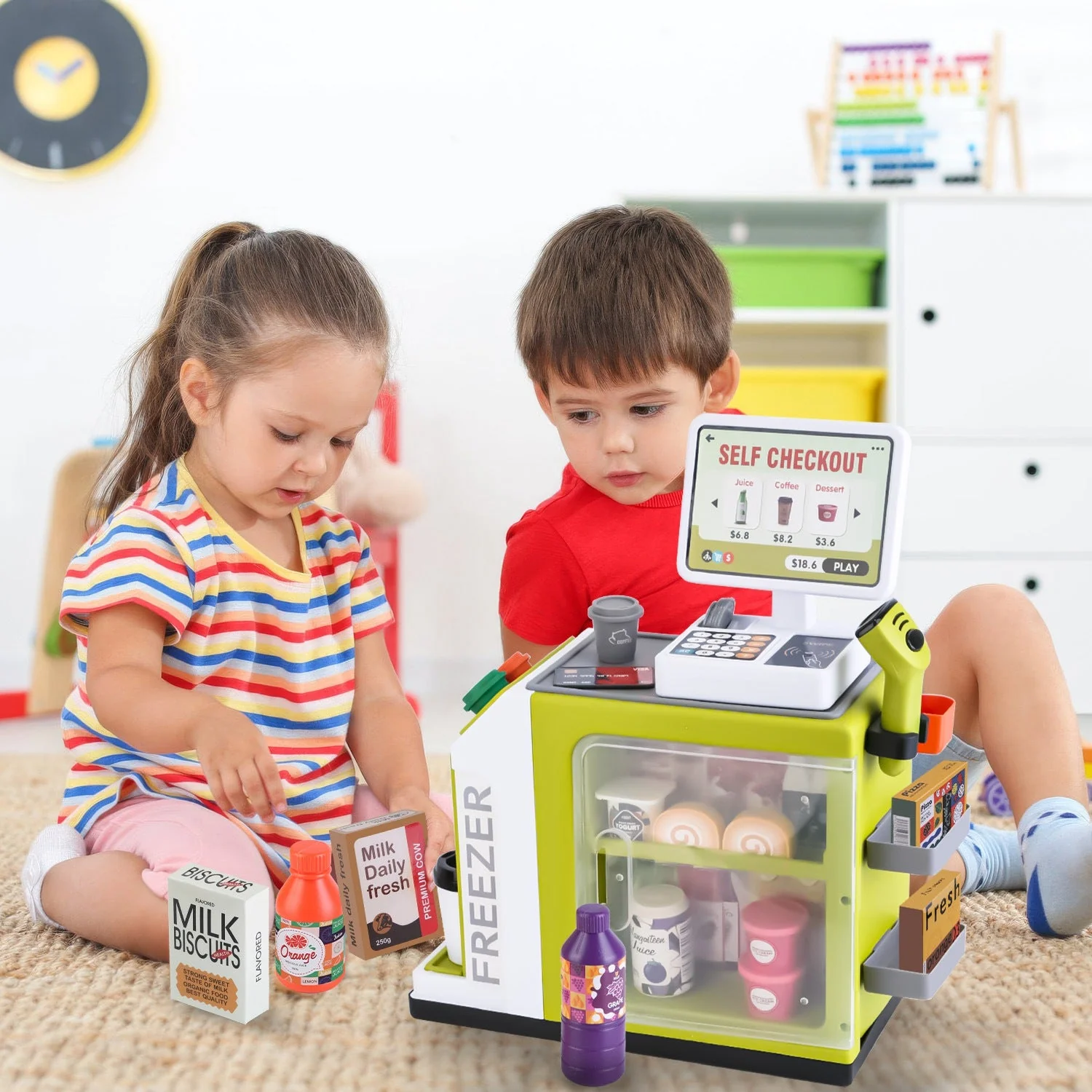 GBruno Cash Register Play Toy Set - Image 6