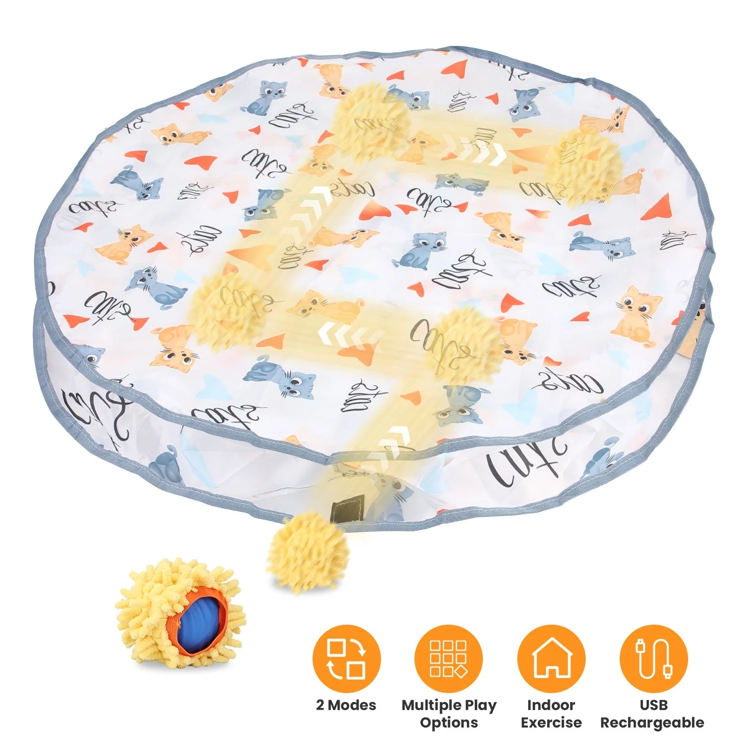 GBruno Cat Toys Ball Fast Rolling - Image 4