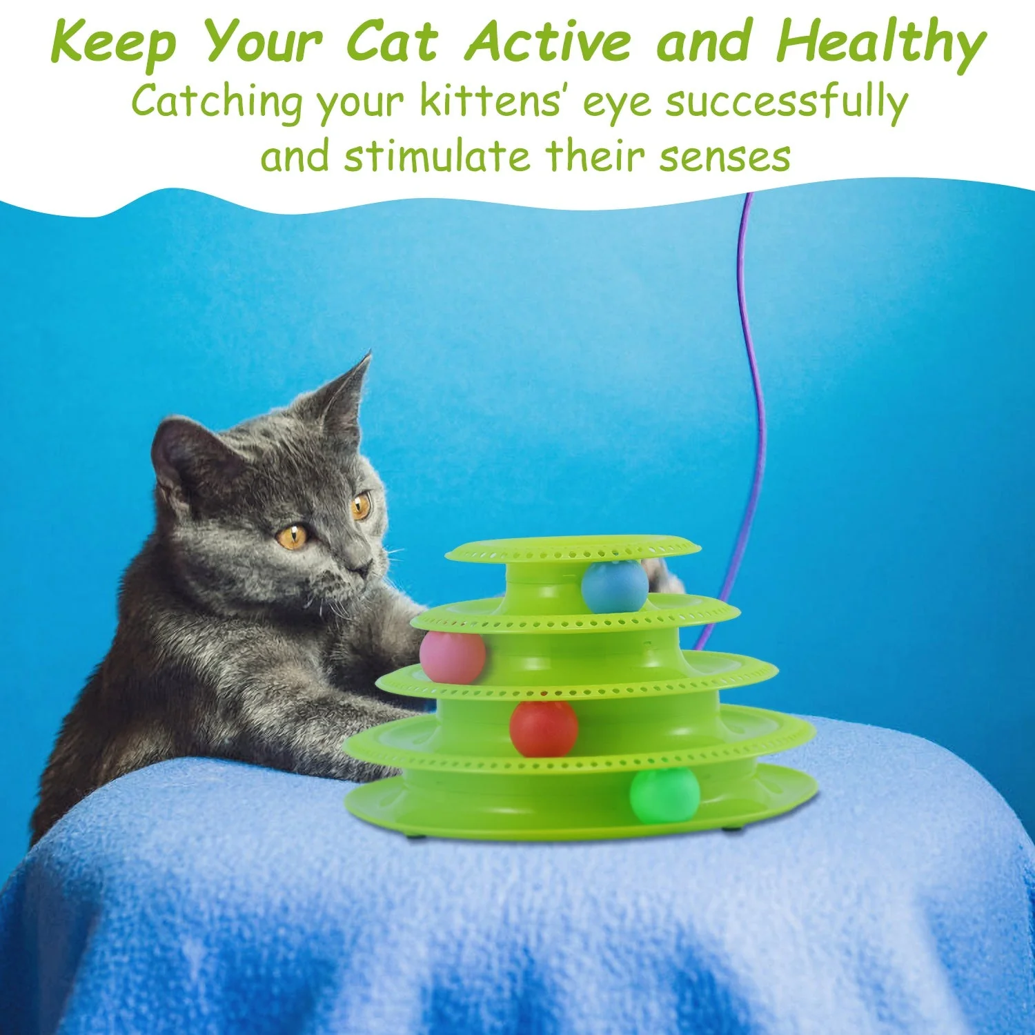 GBruno Cat Track Tower Toys - Image 6