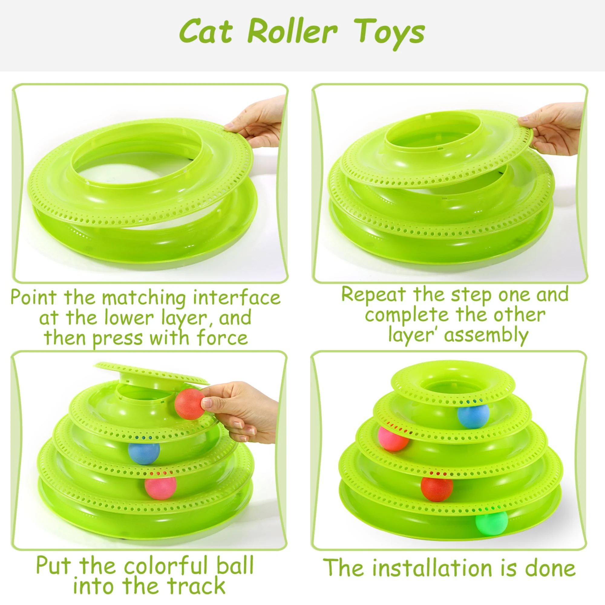 GBruno Cat Track Tower Toys - Image 4