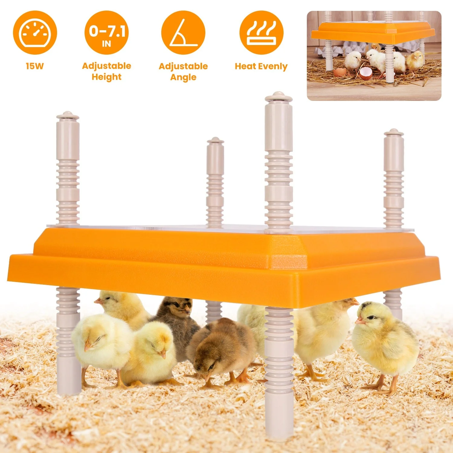 GBruno Chick Brooder Heating Plate - Image 6