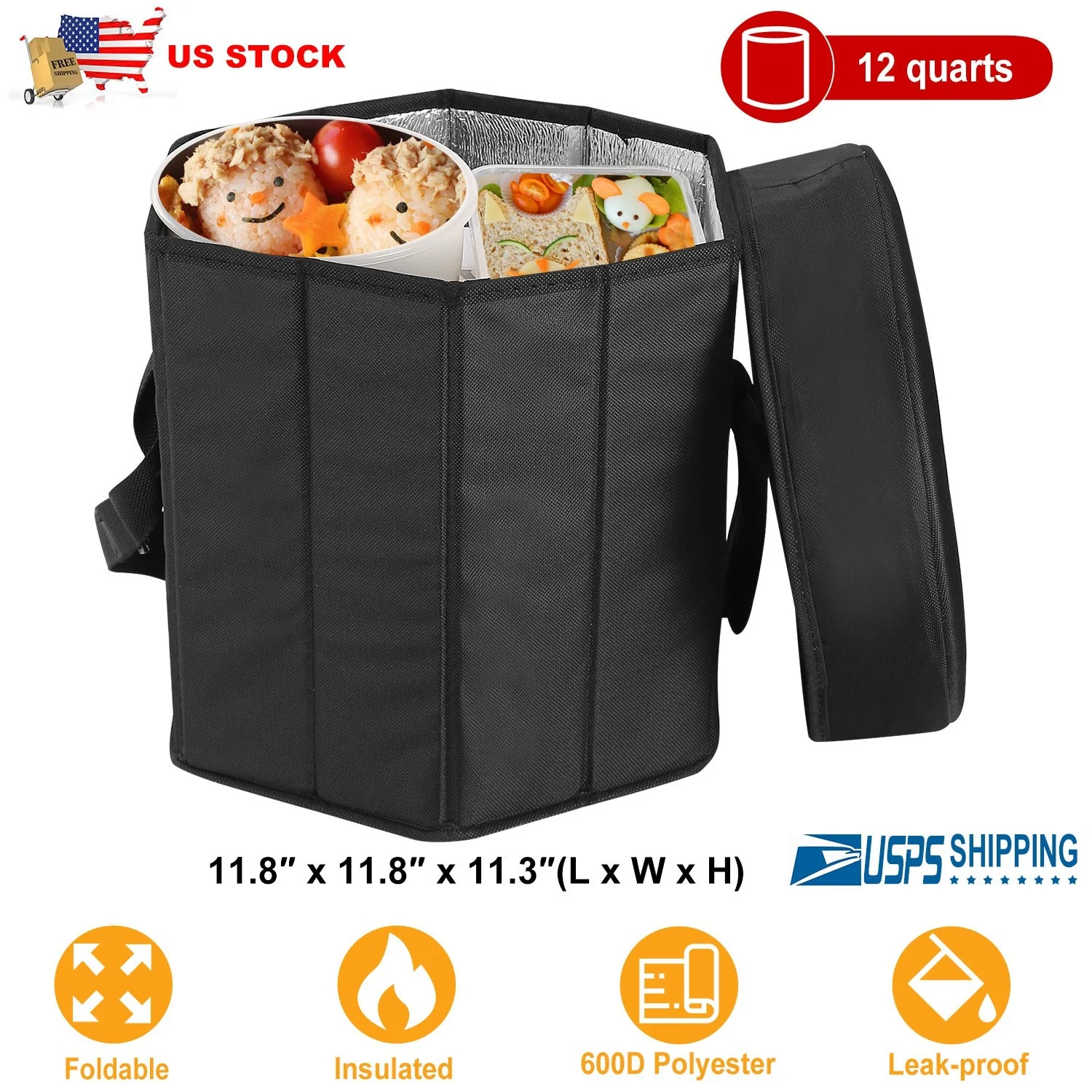 GBruno Collapsible Grocery Cooler Bag - Image 2