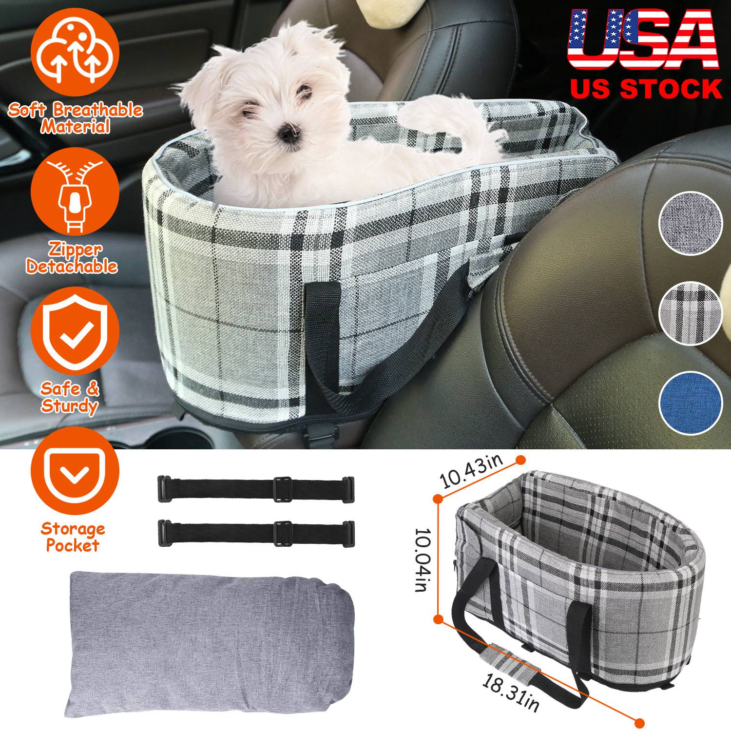 GBruno Console Pet Car Seat - Image 3
