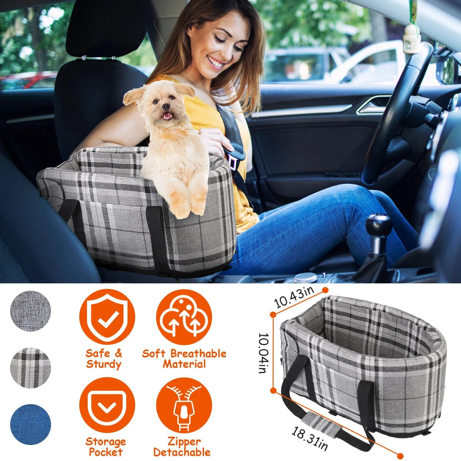 GBruno Console Pet Car Seat - Image 4