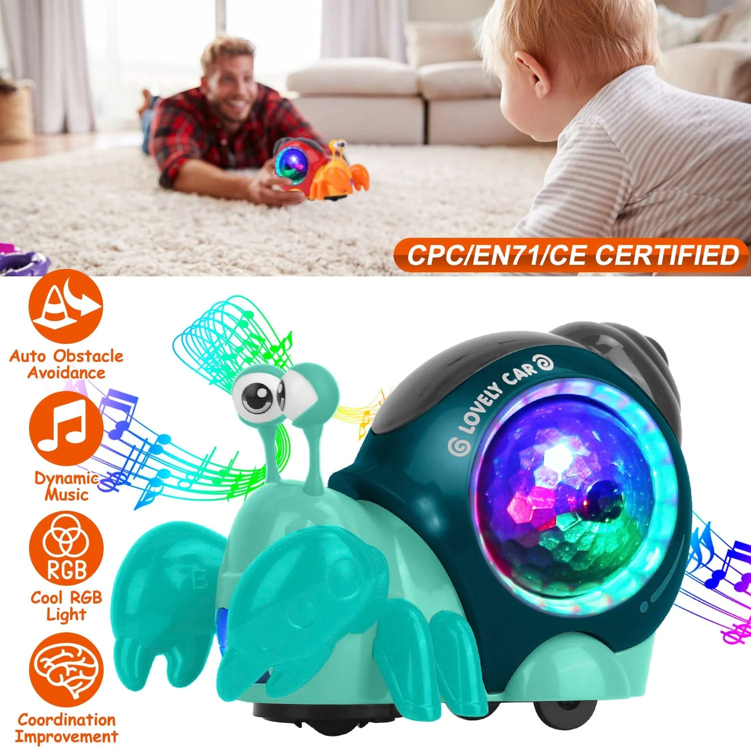 GBruno Crawling Crab Baby Toy - Image 6
