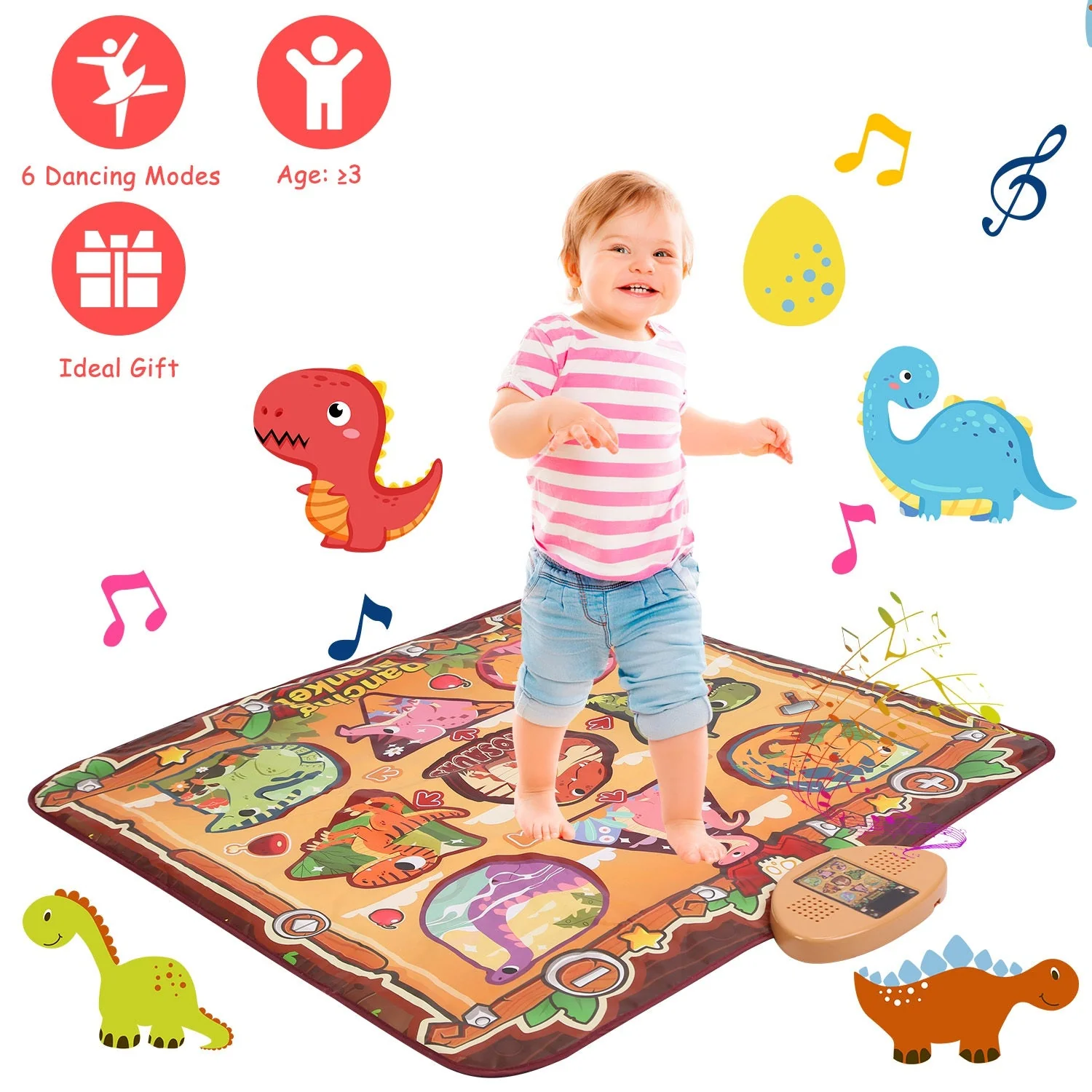GBruno Dinosaur Dance Mat for Kids - Image 4