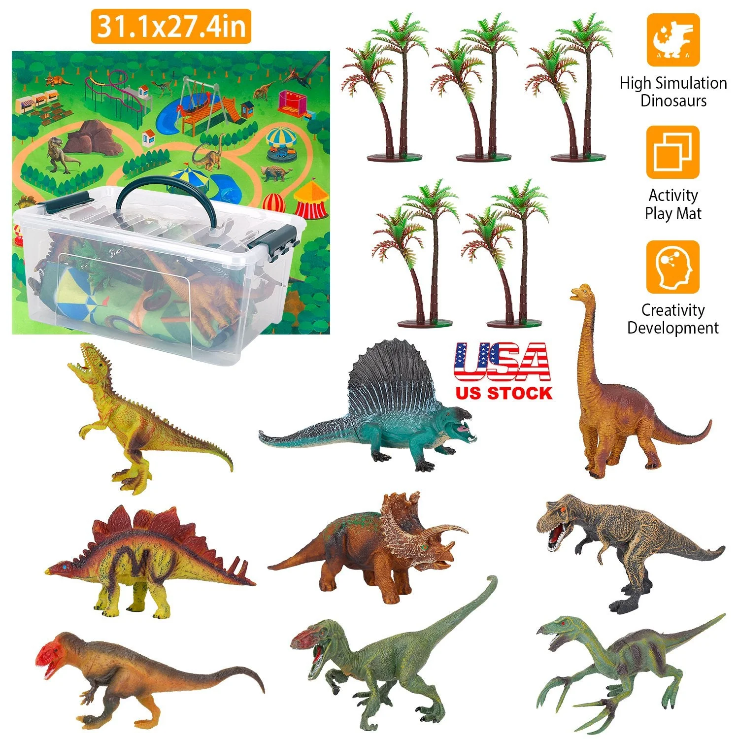 GBruno Dinosaur Figure Play Set - Image 4