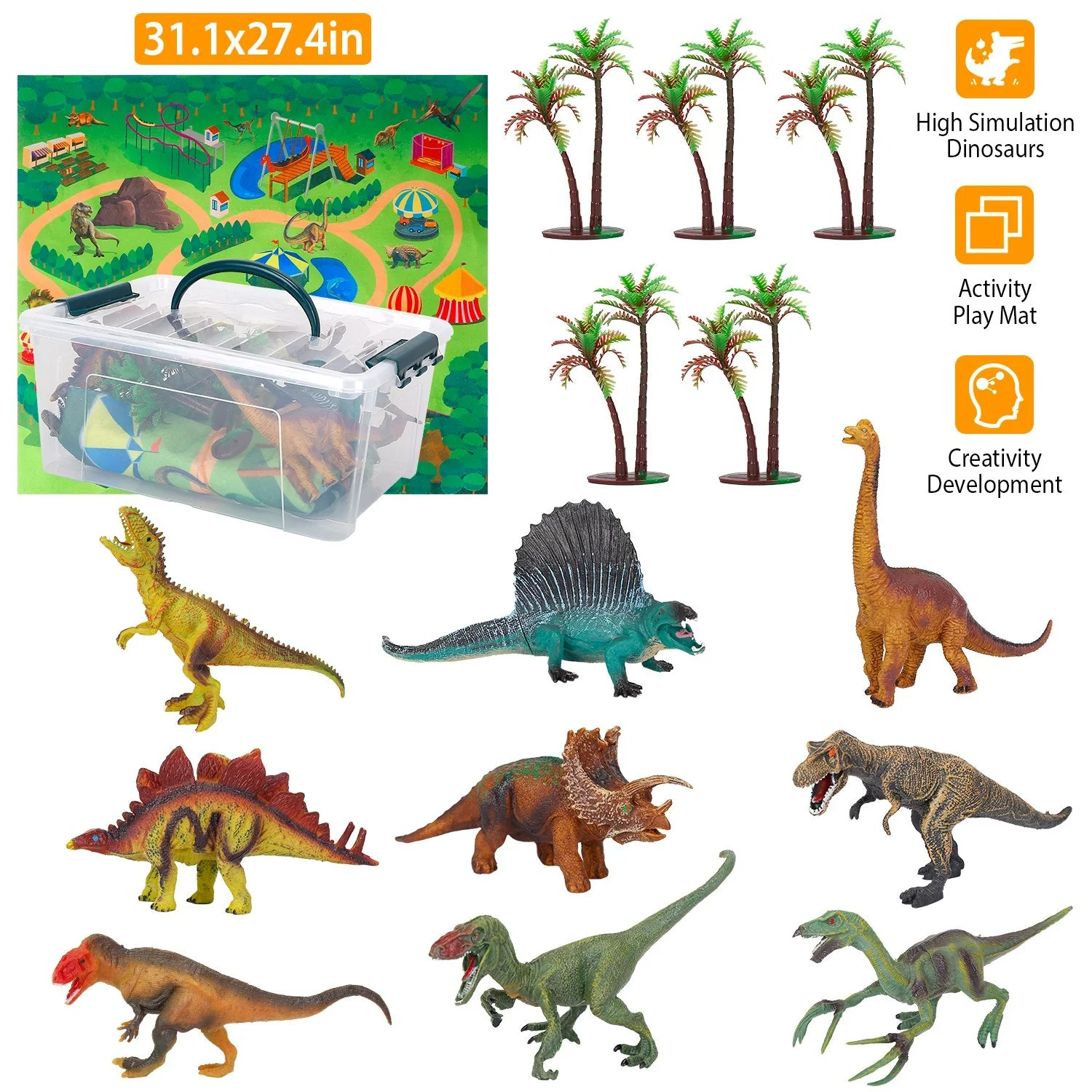 GBruno Dinosaur Figure Play Set - Image 5
