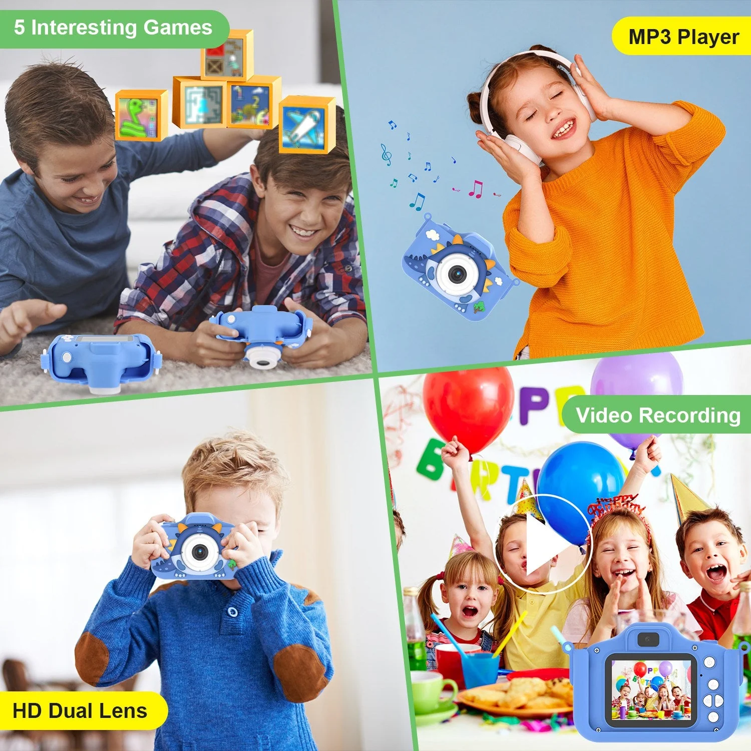 GBruno Dinosaur Kids Selfie Camera - Image 2