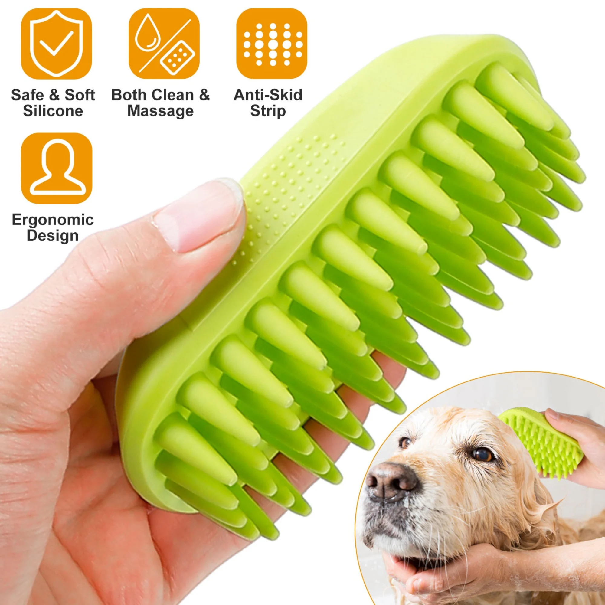 GBruno Dog Bath Brush - Image 2