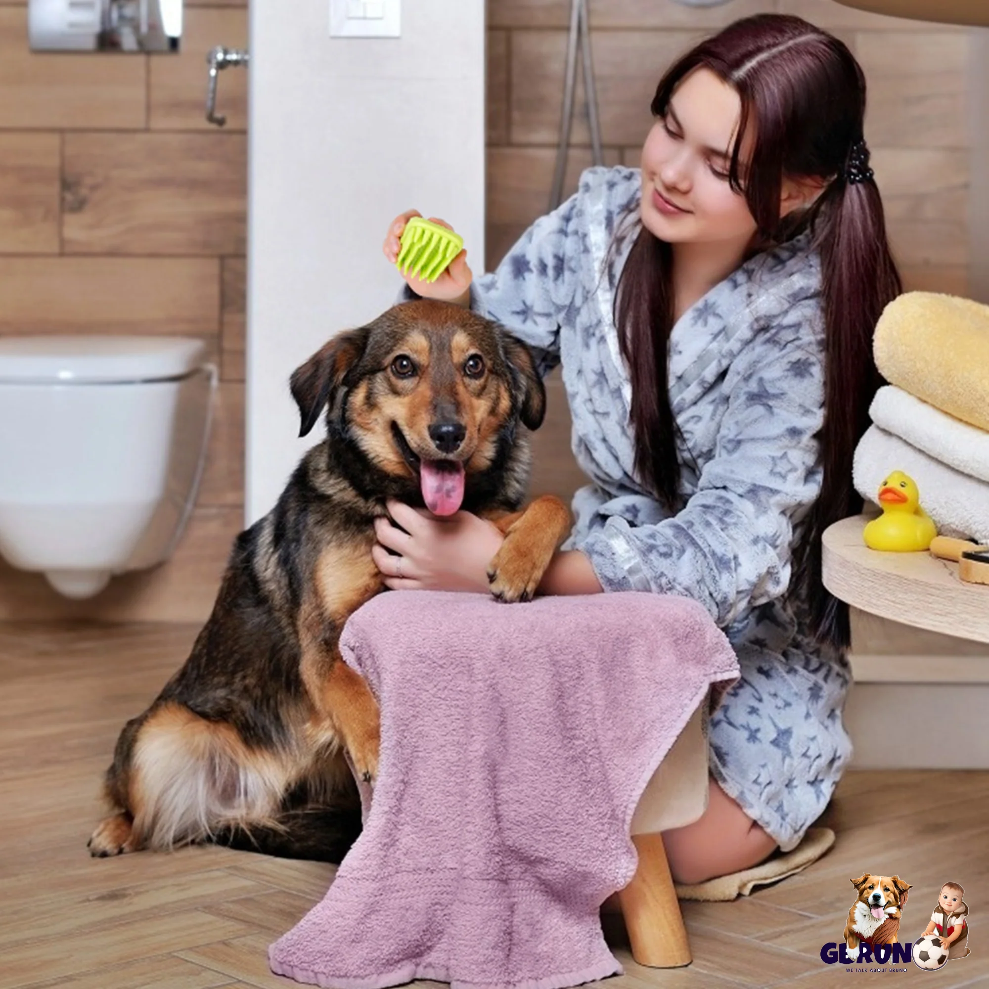 GBruno Dog Bath Brush - Image 6