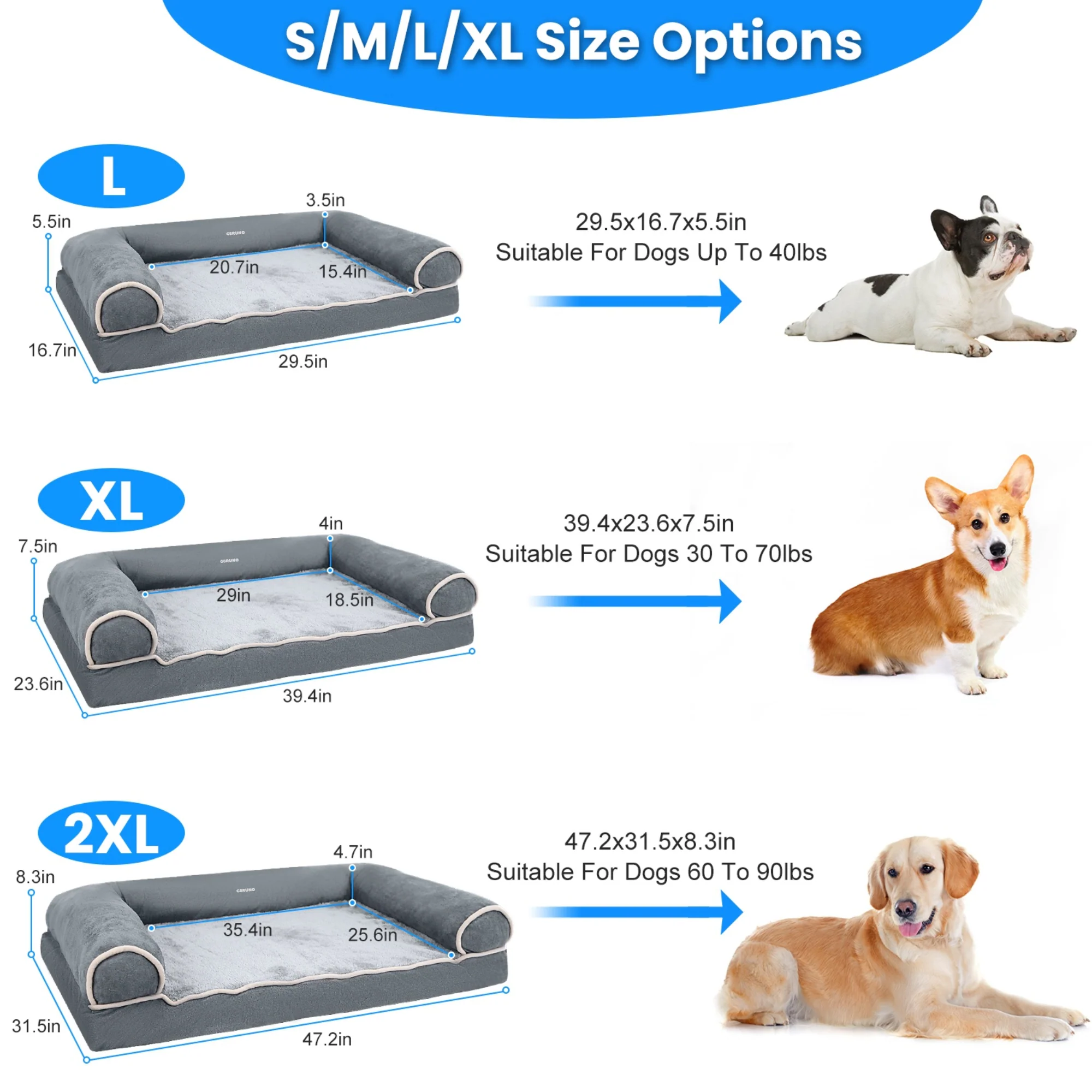 GBruno Dog Bed - Image 2