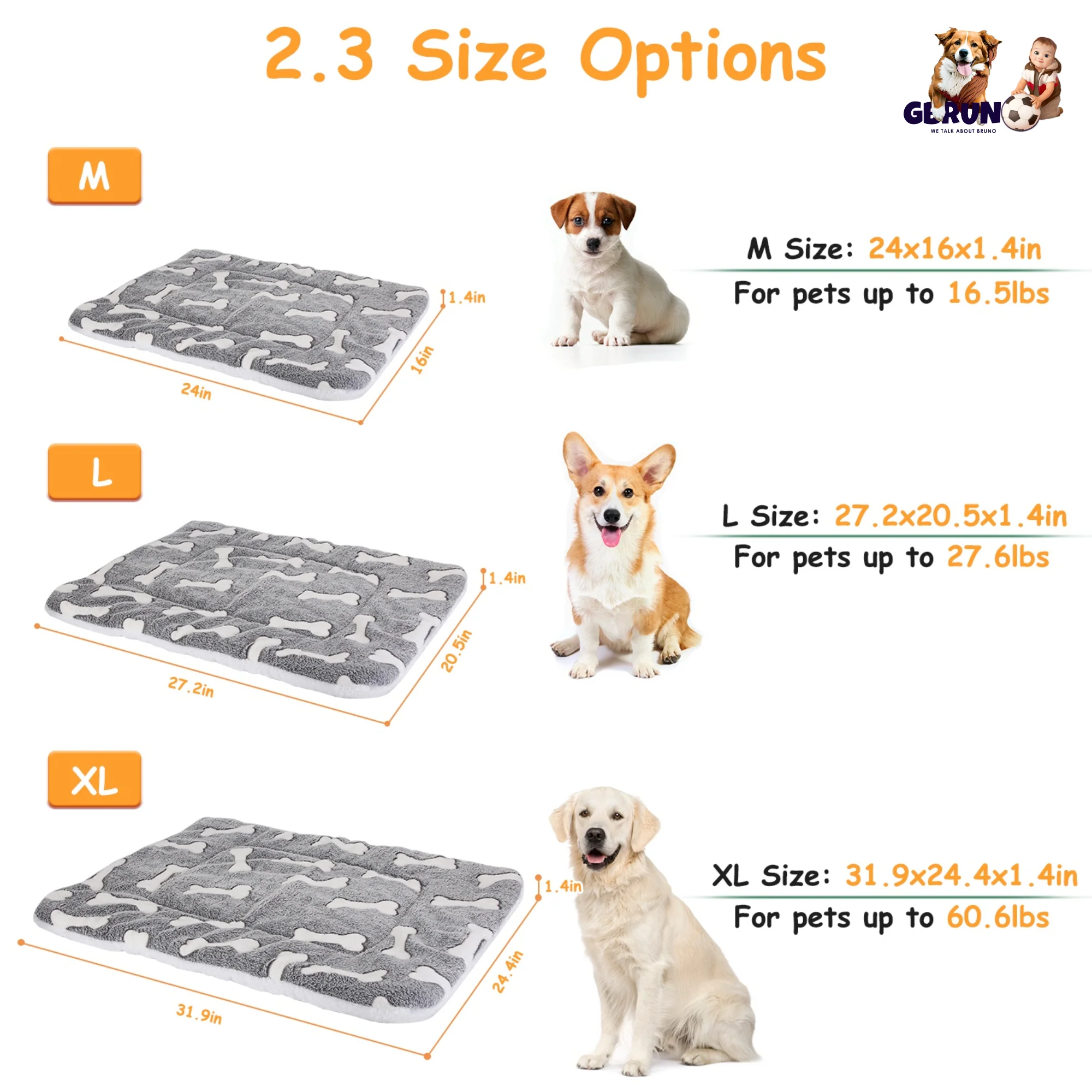 GBruno Dog Bed Mat - Image 3