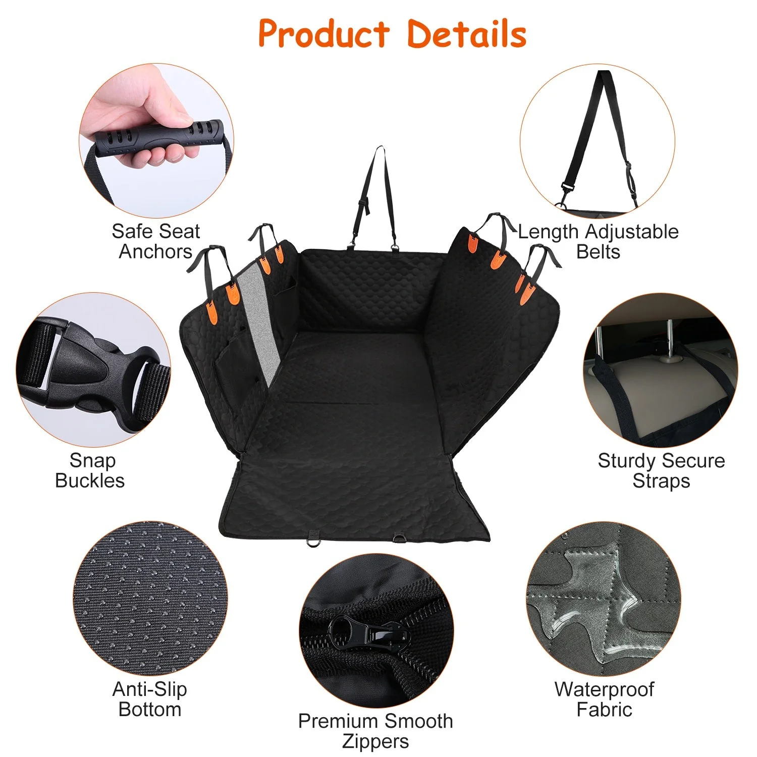 GBruno Dog Car Back Seat Cover - Image 3