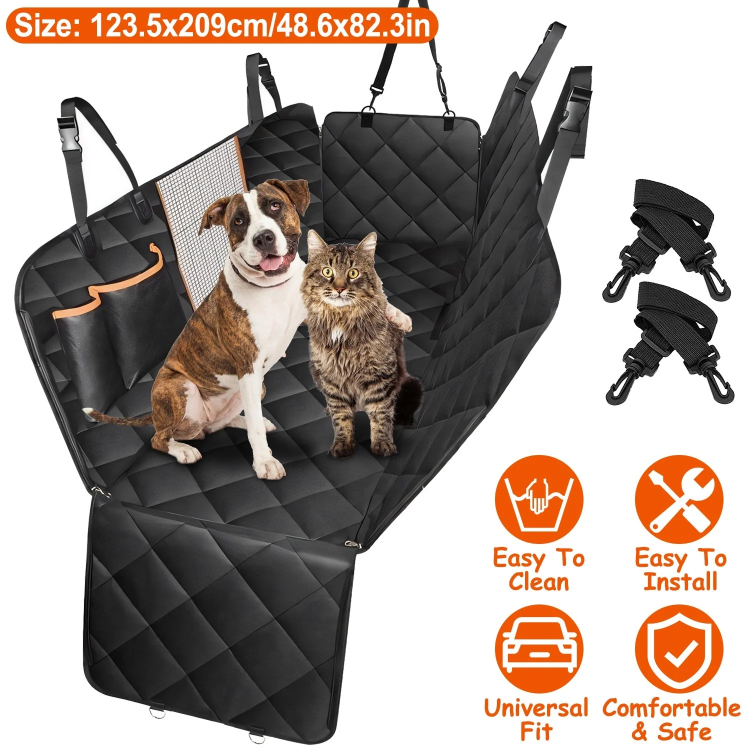 GBruno Dog Car Seat Cover - Image 4