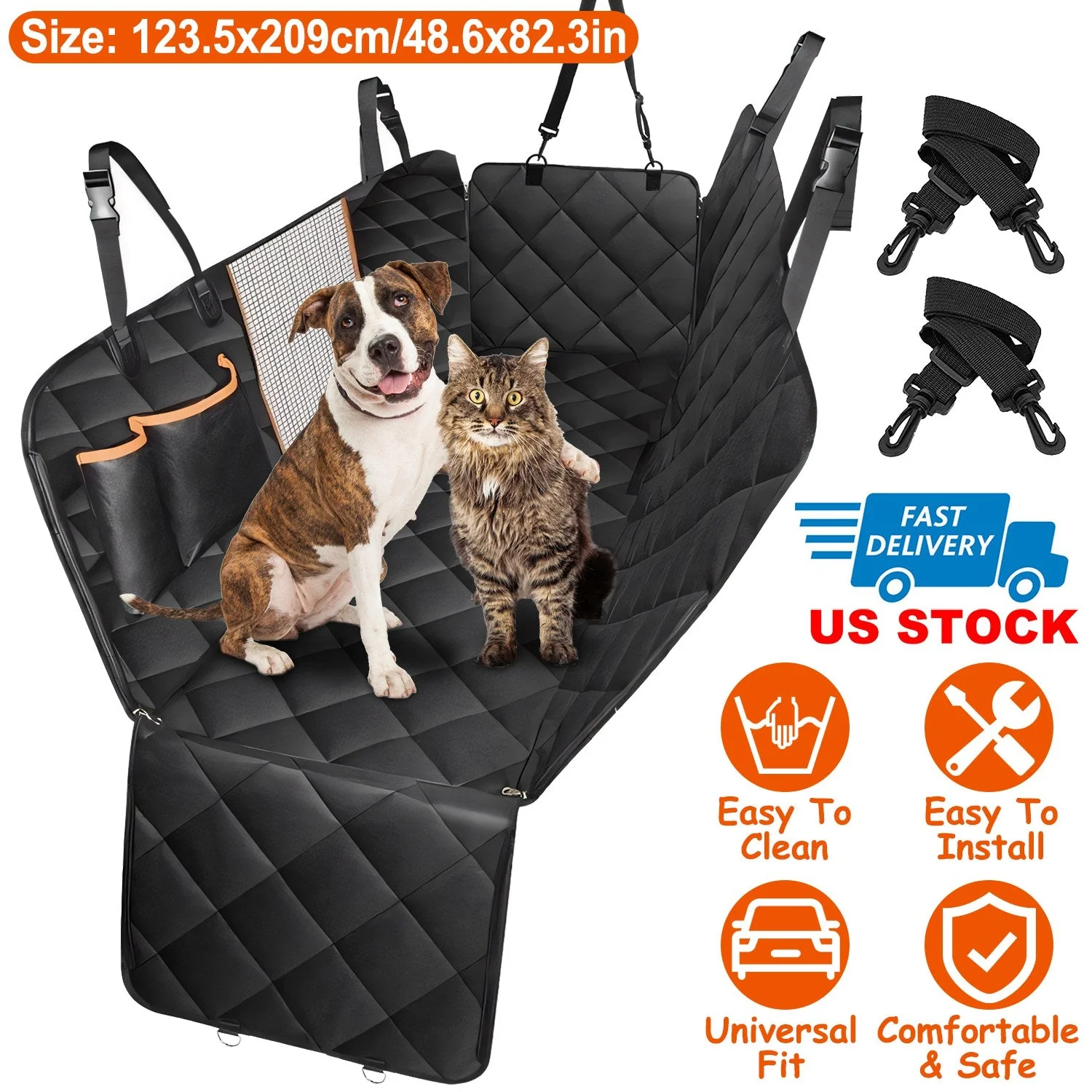 GBruno Dog Car Seat Cover - Image 5