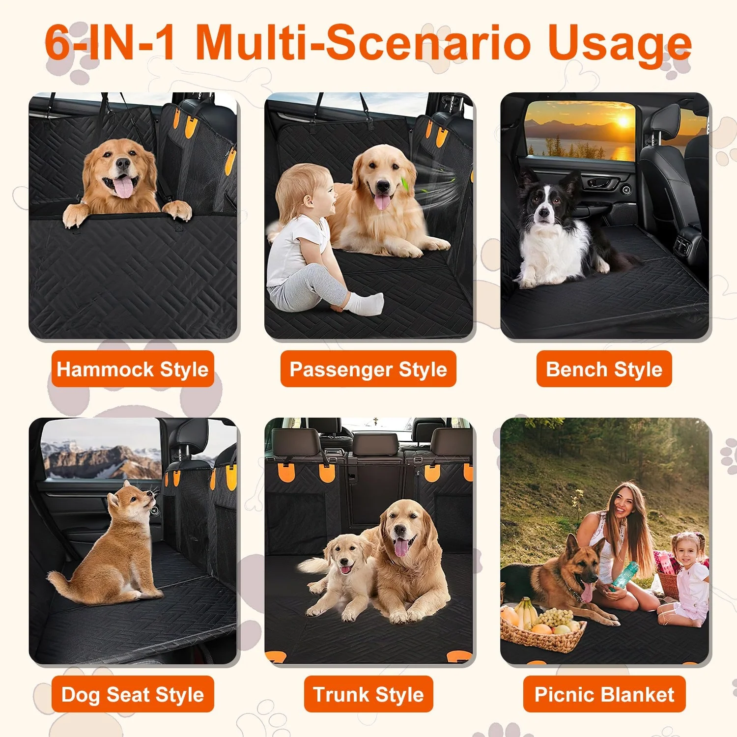 GBruno Dog Car Seat Cover - Image 6
