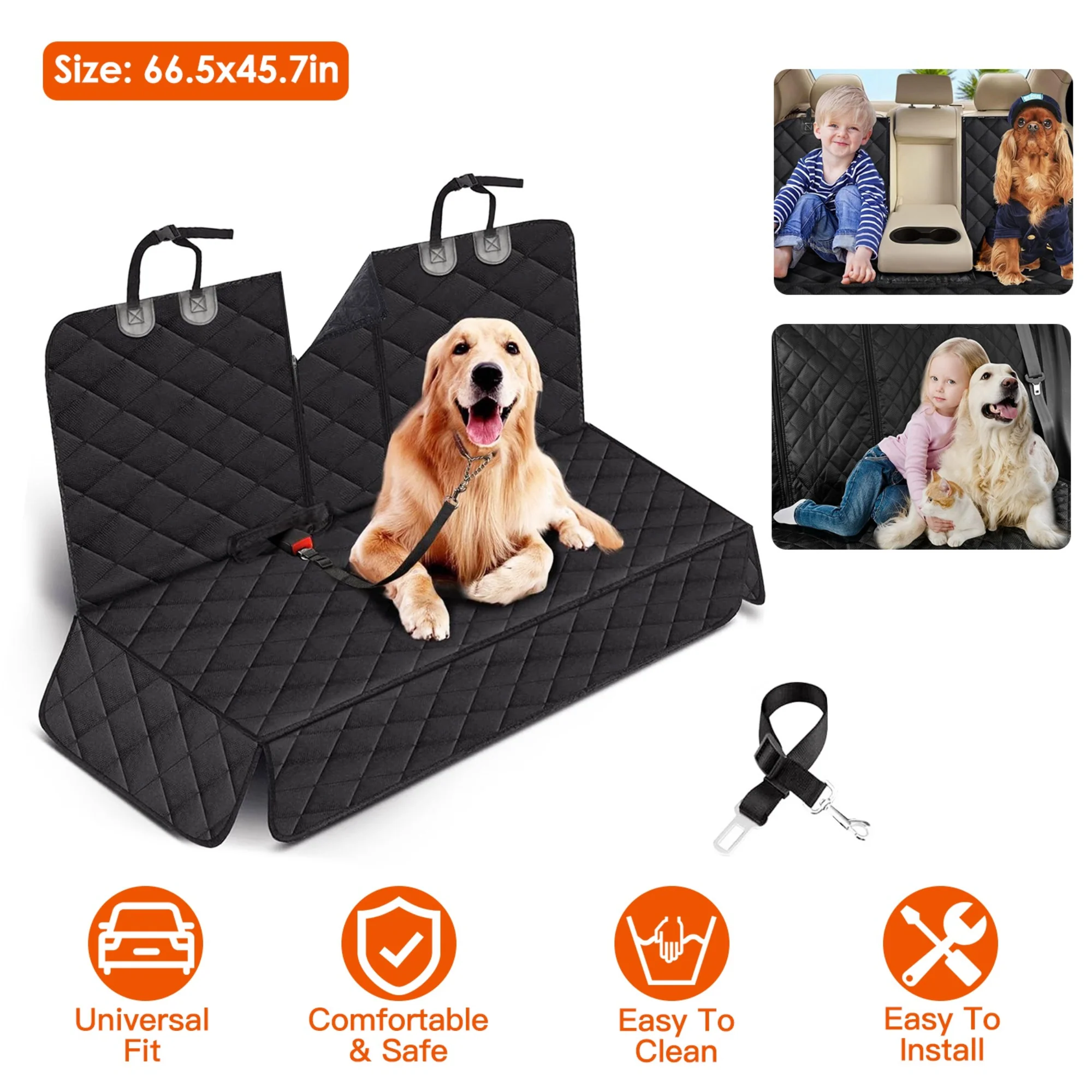 GBruno Dog Car Seat Cover Waterproof - Image 2