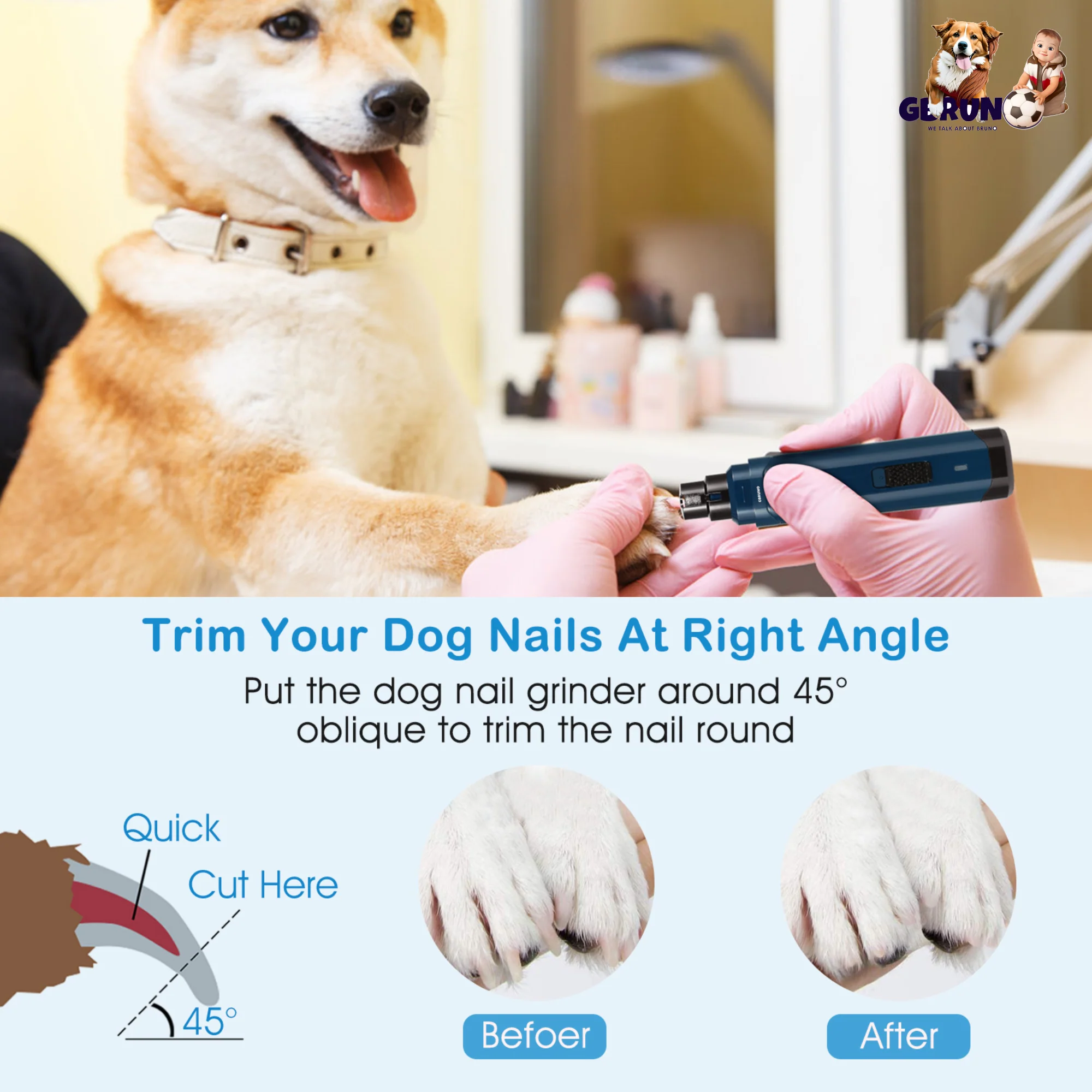 GBruno Dog Nail Grinder - Image 5