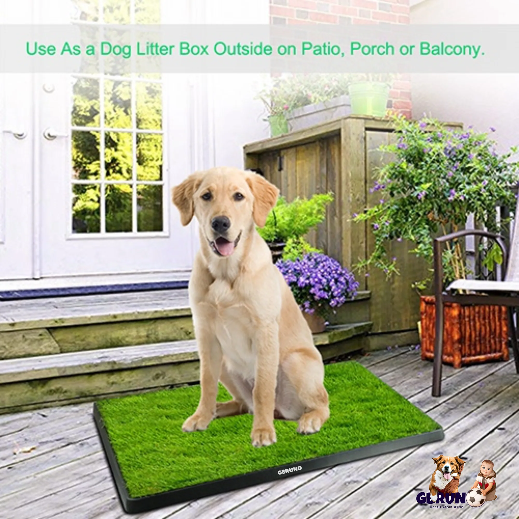 GBruno Dog Potty Training Grass Pad - Image 5