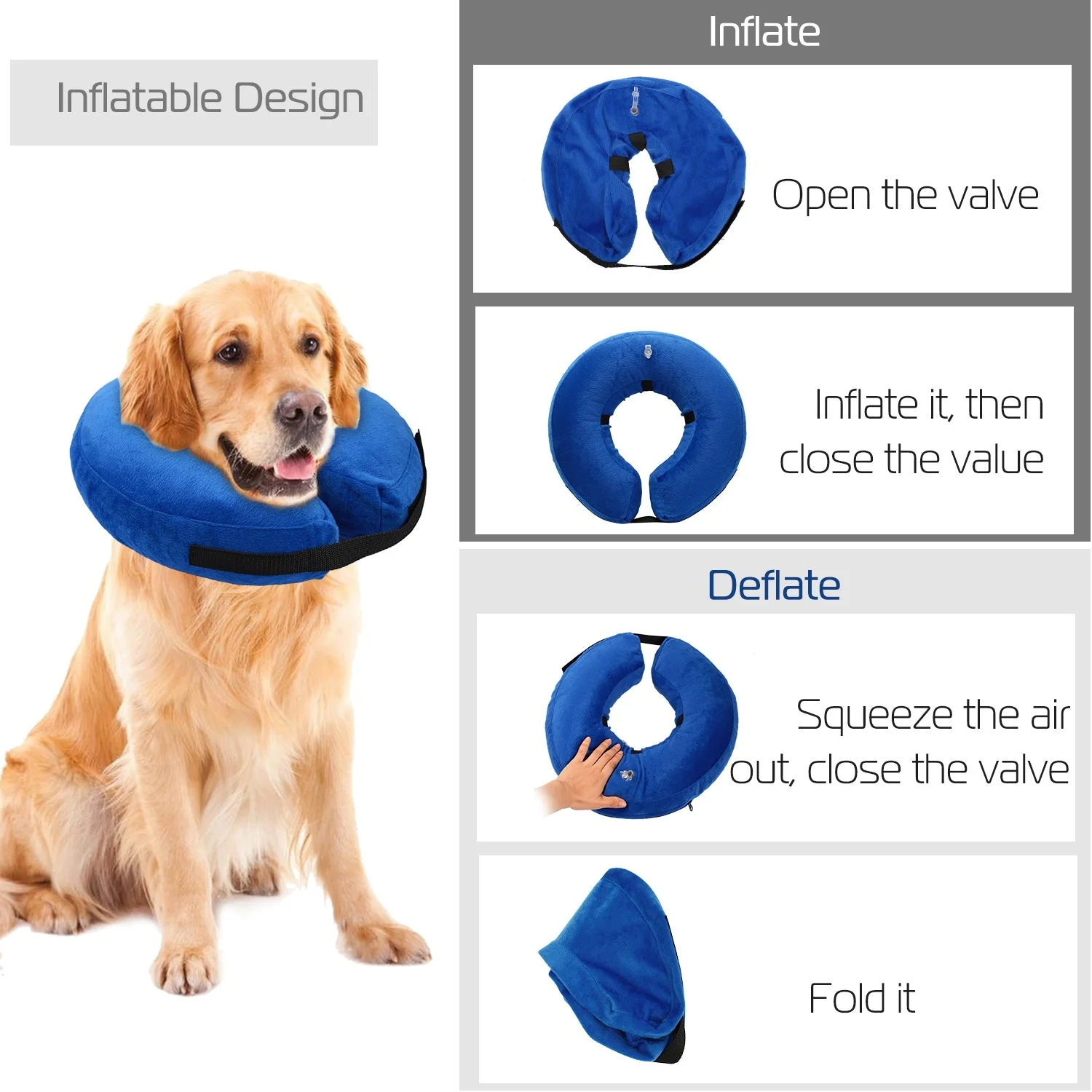 GBruno Dog Protective Inflatable Collar - Image 3