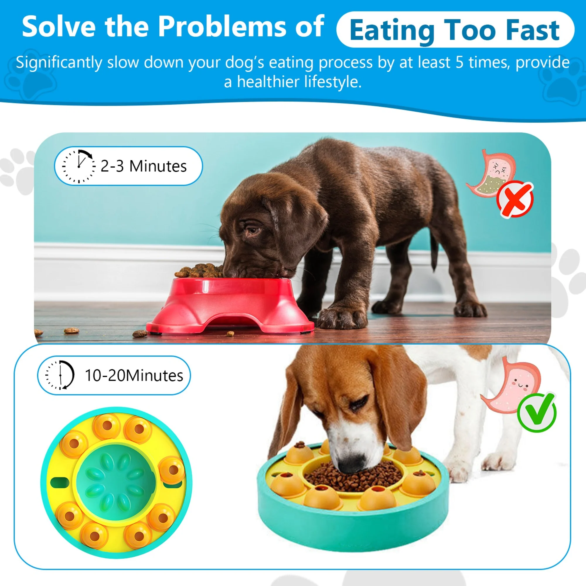 GBruno Dog Puzzle Food Feeder - Image 3