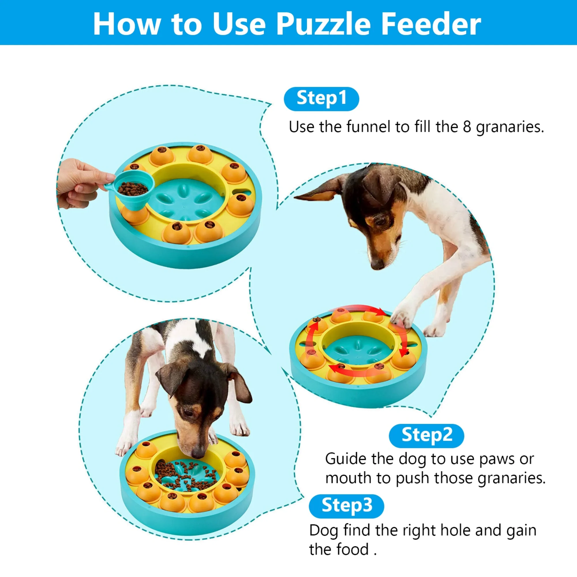 GBruno Dog Puzzle Food Feeder - Image 5