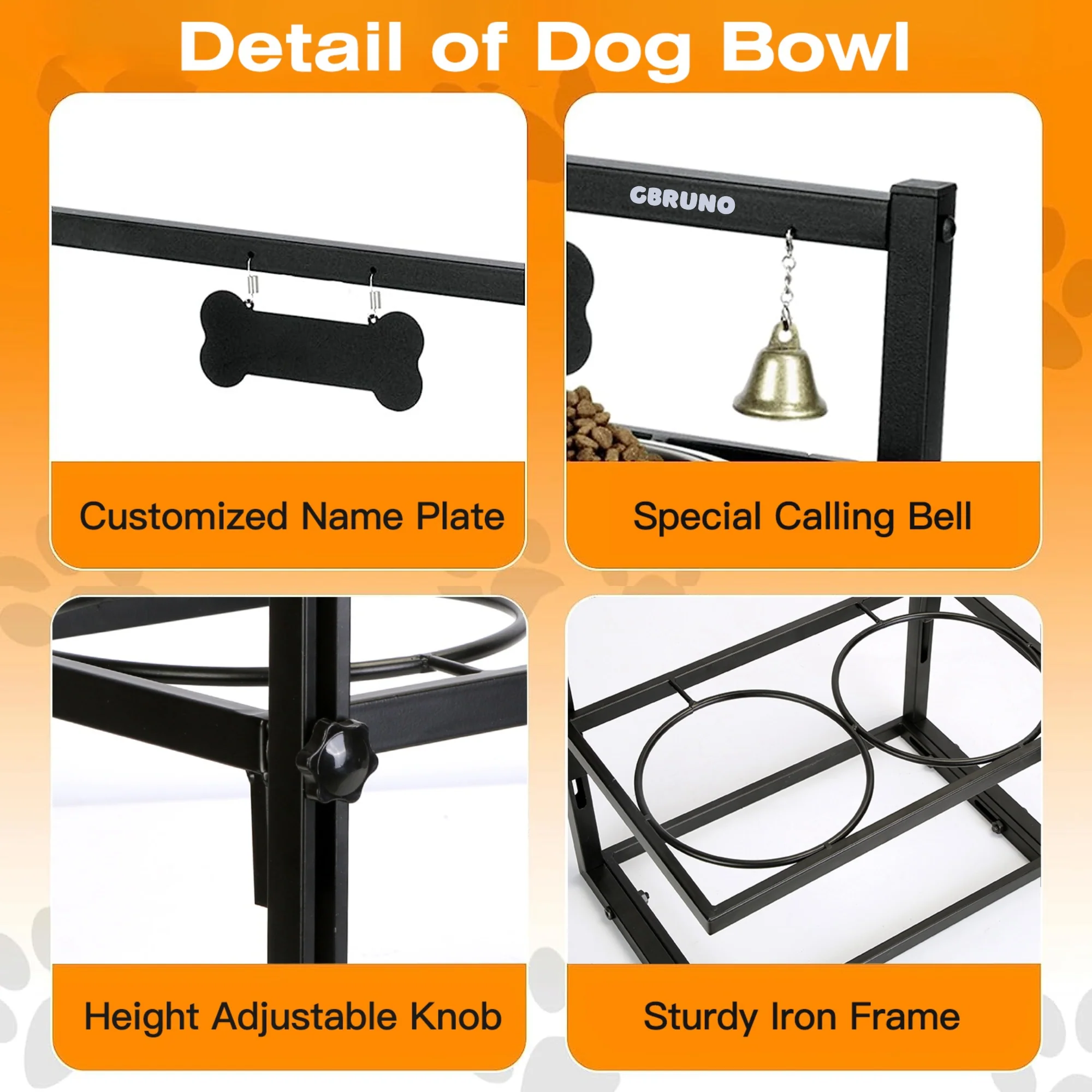 GBruno Dog Raised Bowls - Image 4