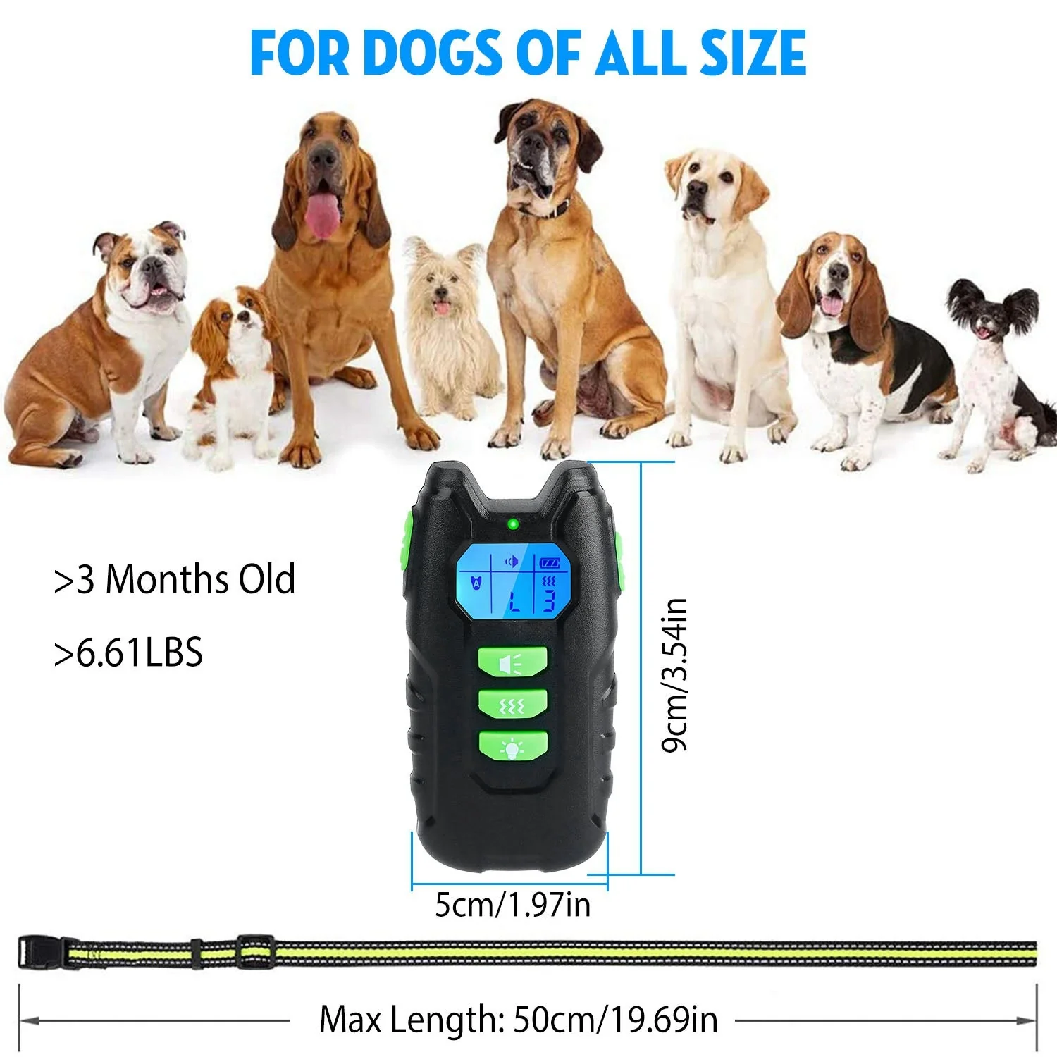 GBruno Dog Training Collar w/ Remote - Image 6