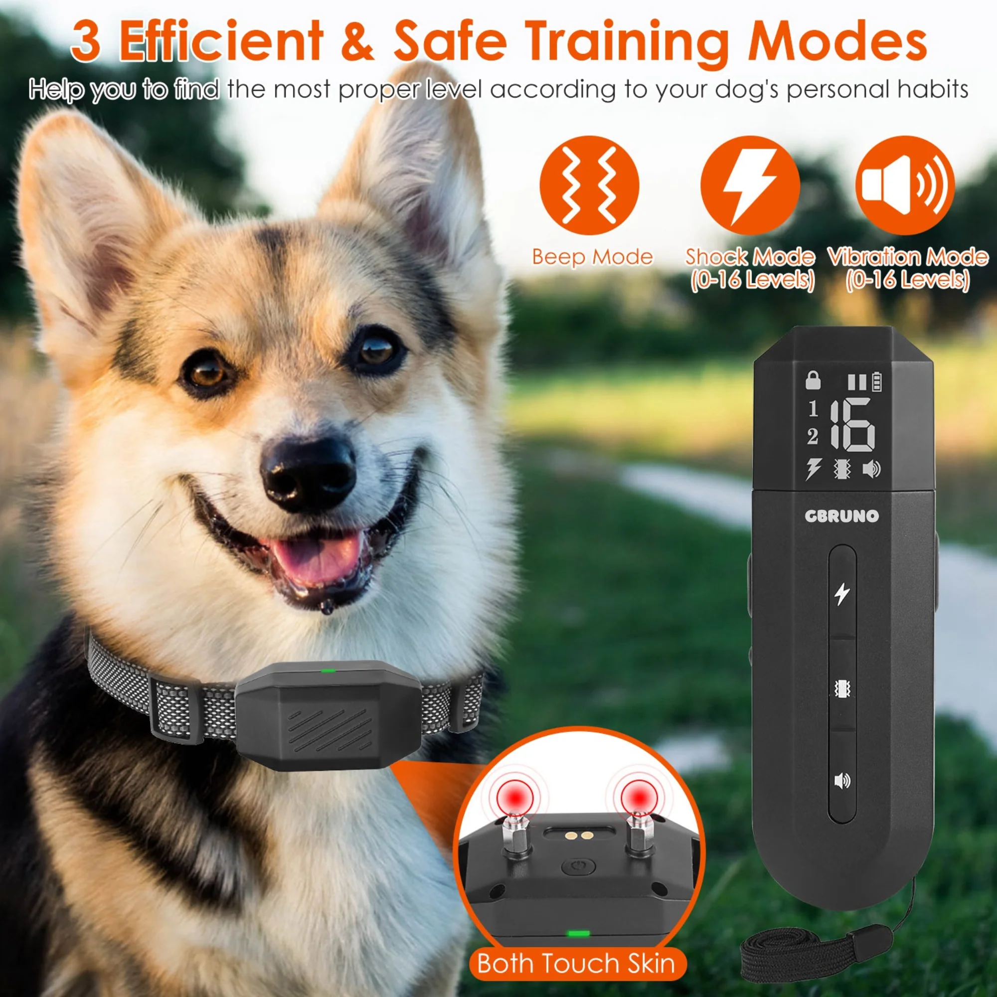 GBruno Dog Training Collar with Remote - Image 3