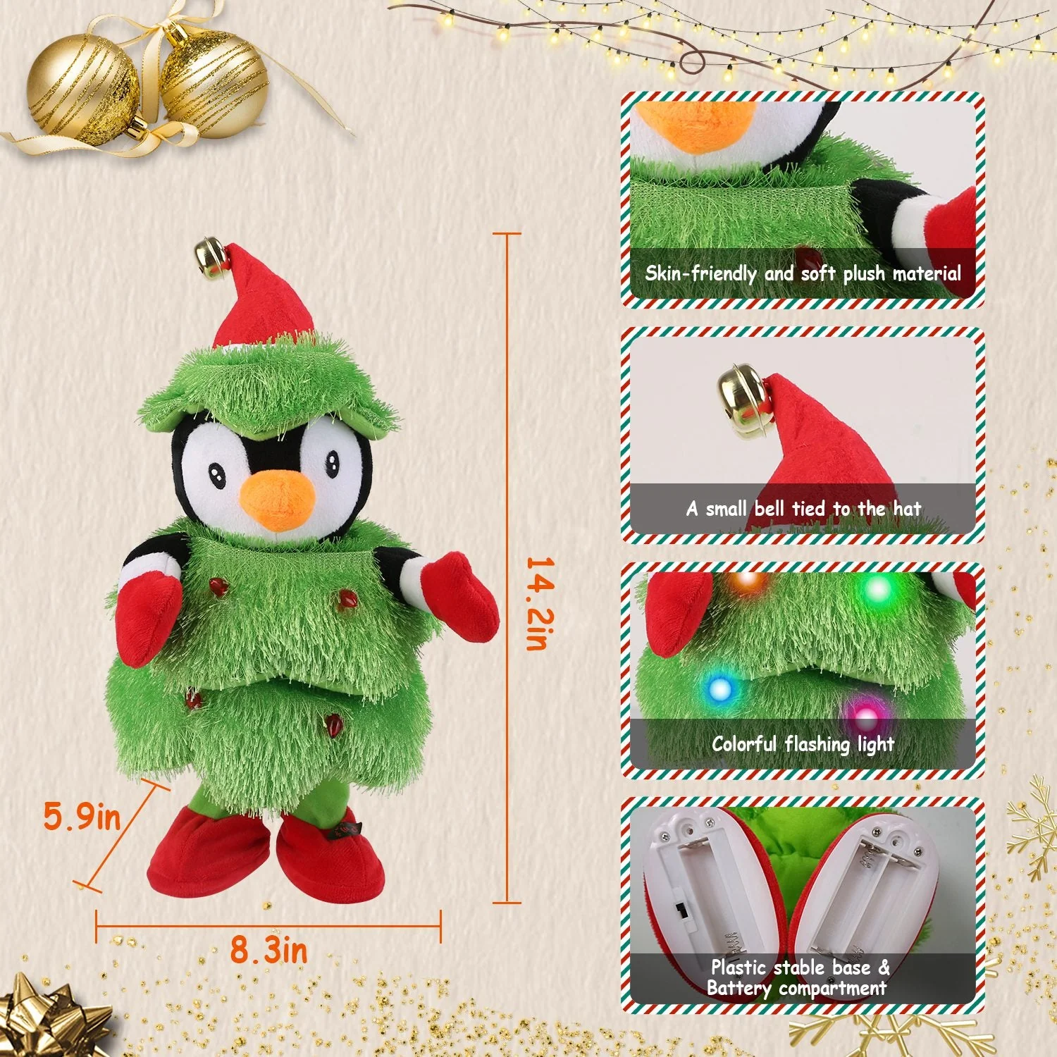 GBruno Electric Dancing Singing Plush Toy - Image 2