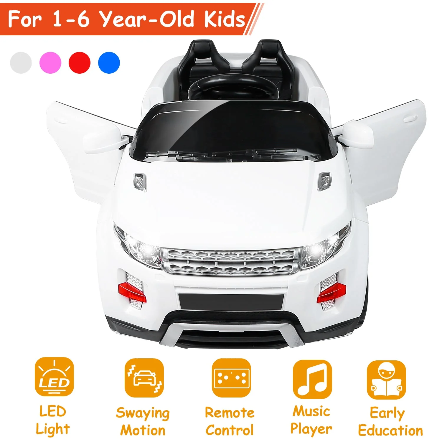 GBruno Electric Kids Ride-On Car - Image 4
