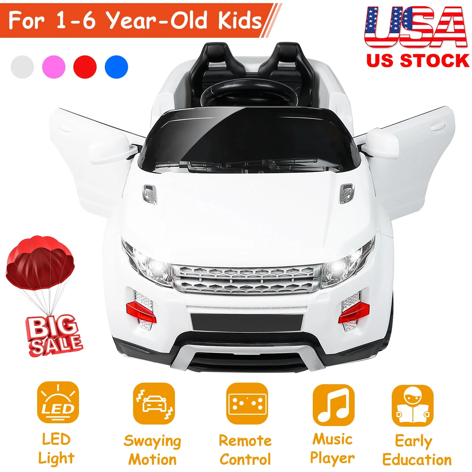 GBruno Electric Kids Ride-On Car - Image 5